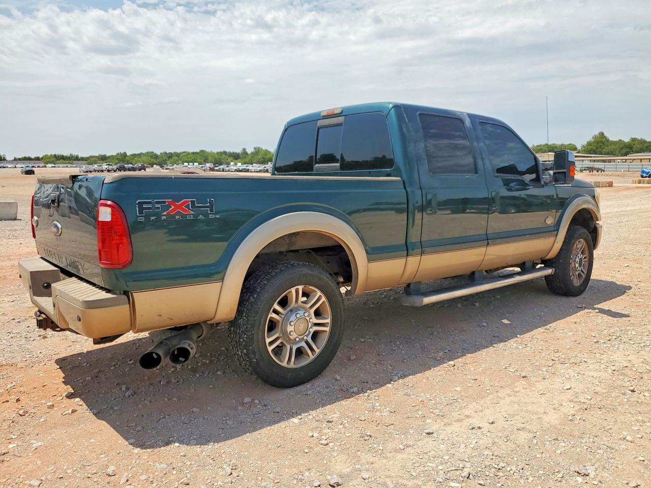 2011 Ford F250 Super Duty Зеленый vin: 1FT7W2BT5BEA98089