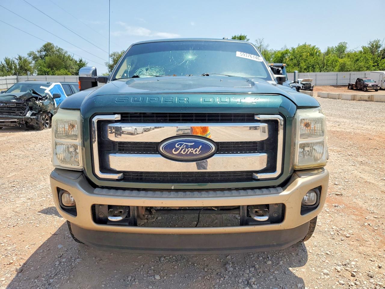 2011 Ford F250 Super Duty Зеленый vin: 1FT7W2BT5BEA98089