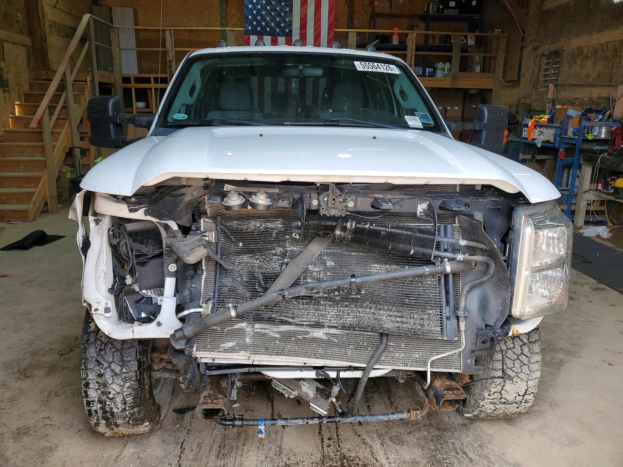 2012 Ford F250 Super Duty White vin: 1FT7W2BT5CEA21563