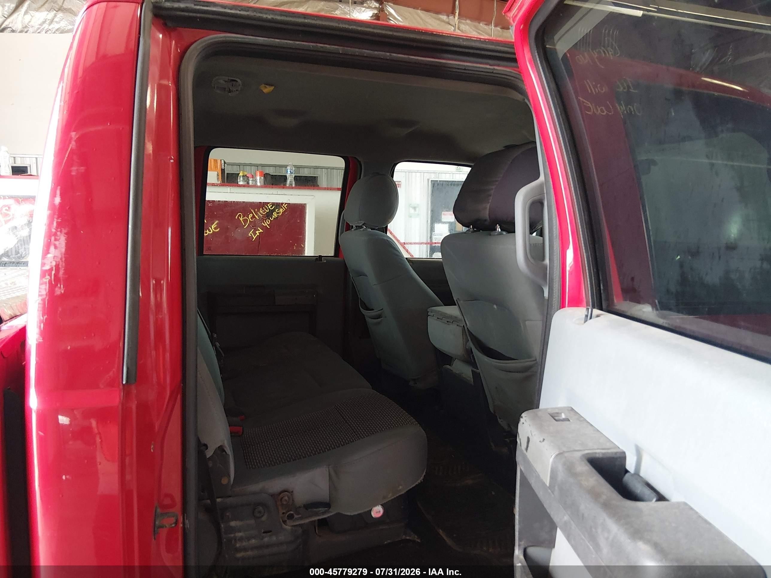 2012 Ford F-250 Xlt Red vin: 1FT7W2BT5CEA28741