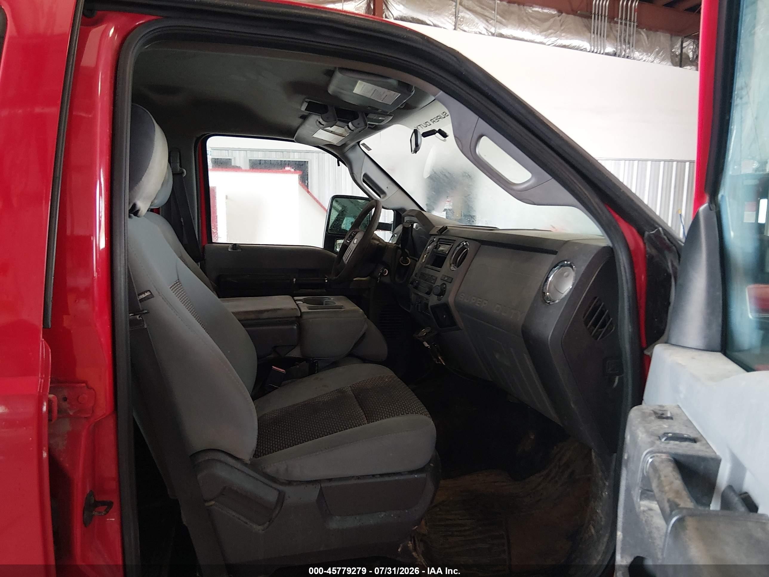 2012 Ford F-250 Xlt Red vin: 1FT7W2BT5CEA28741