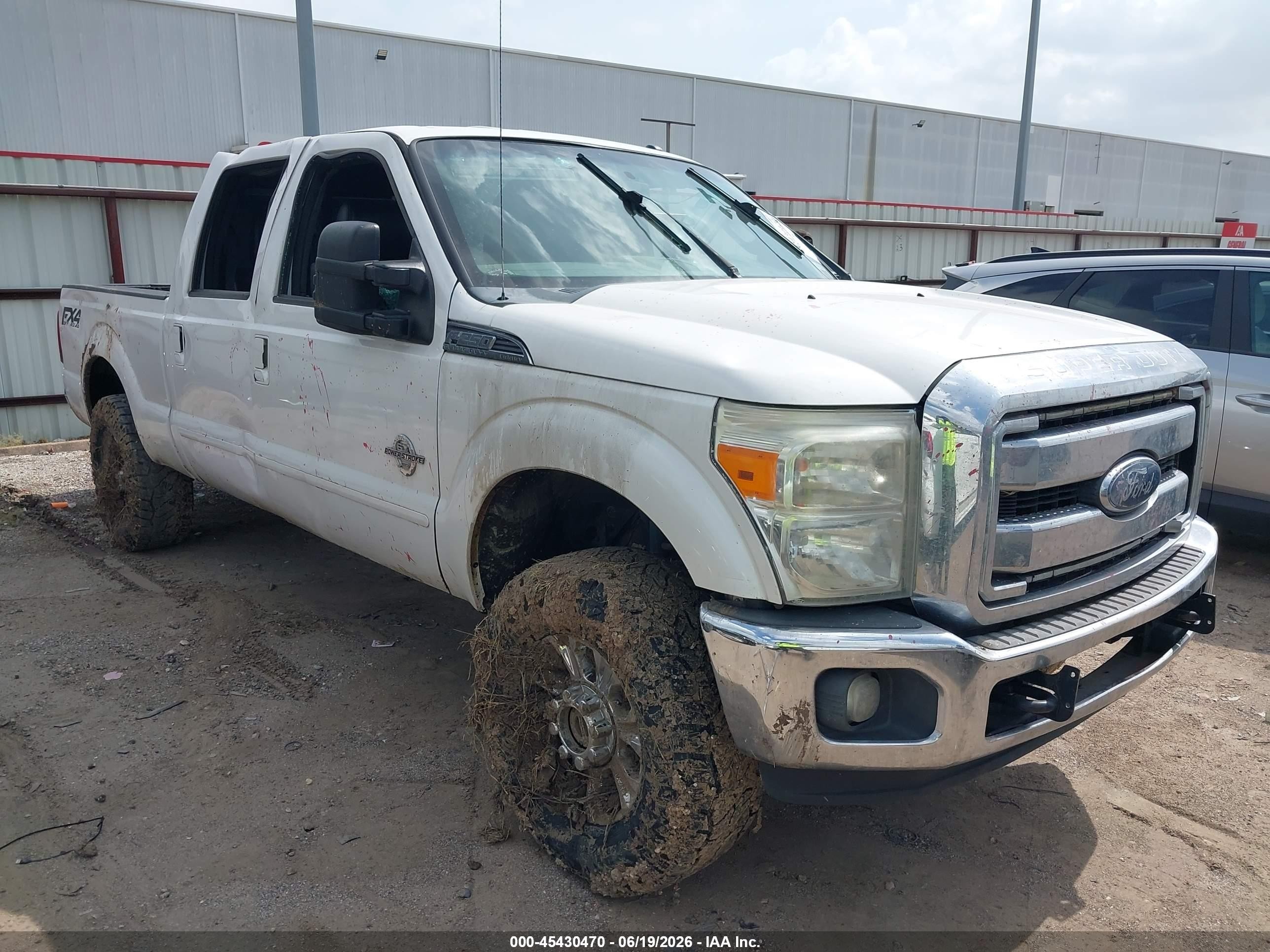 2013 Ford Super Duty F-250 Srw Platinum White vin: 1FT7W2BT5DEB44278