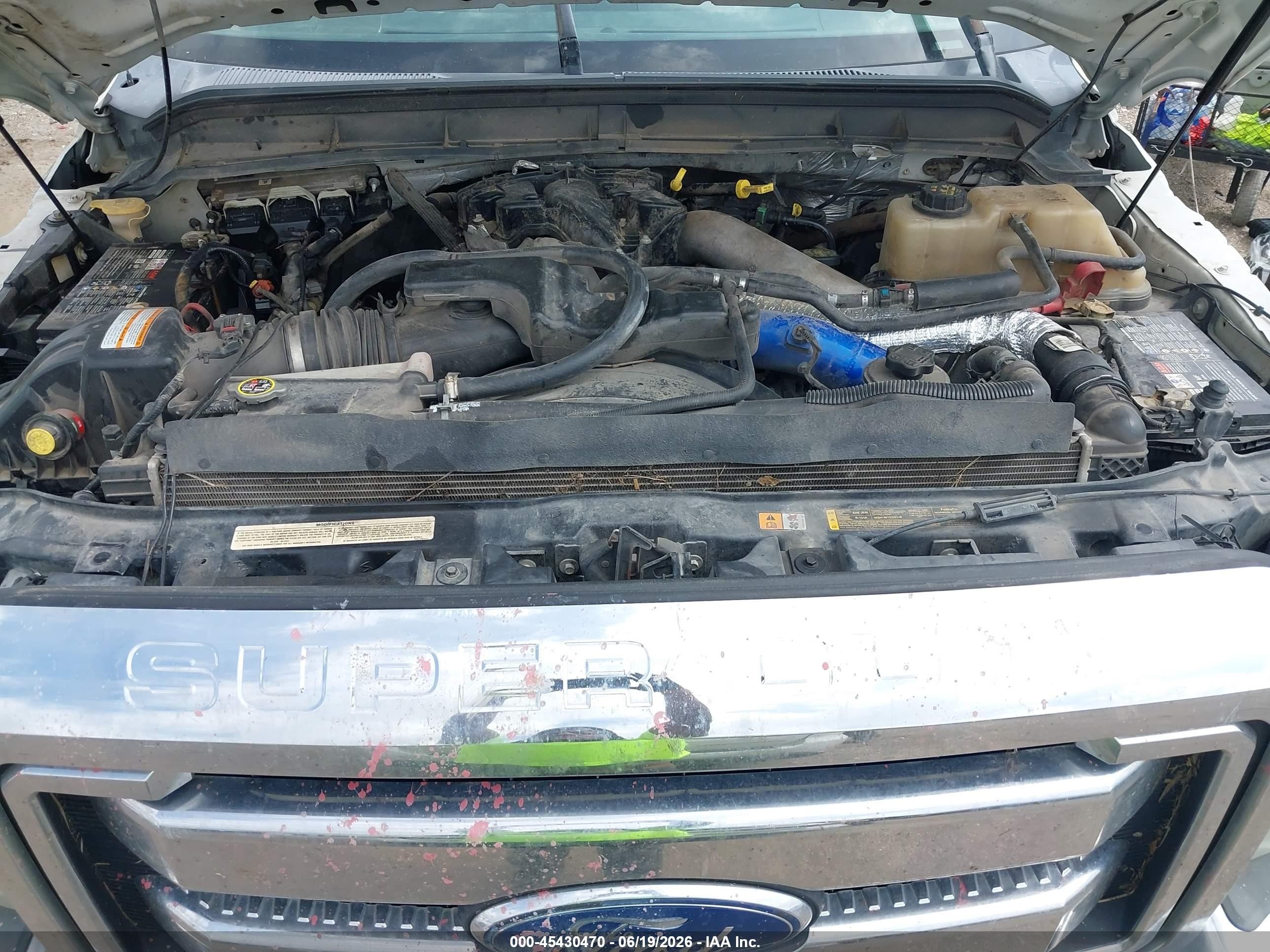 2013 Ford Super Duty F-250 Srw Platinum Белый vin: 1FT7W2BT5DEB44278