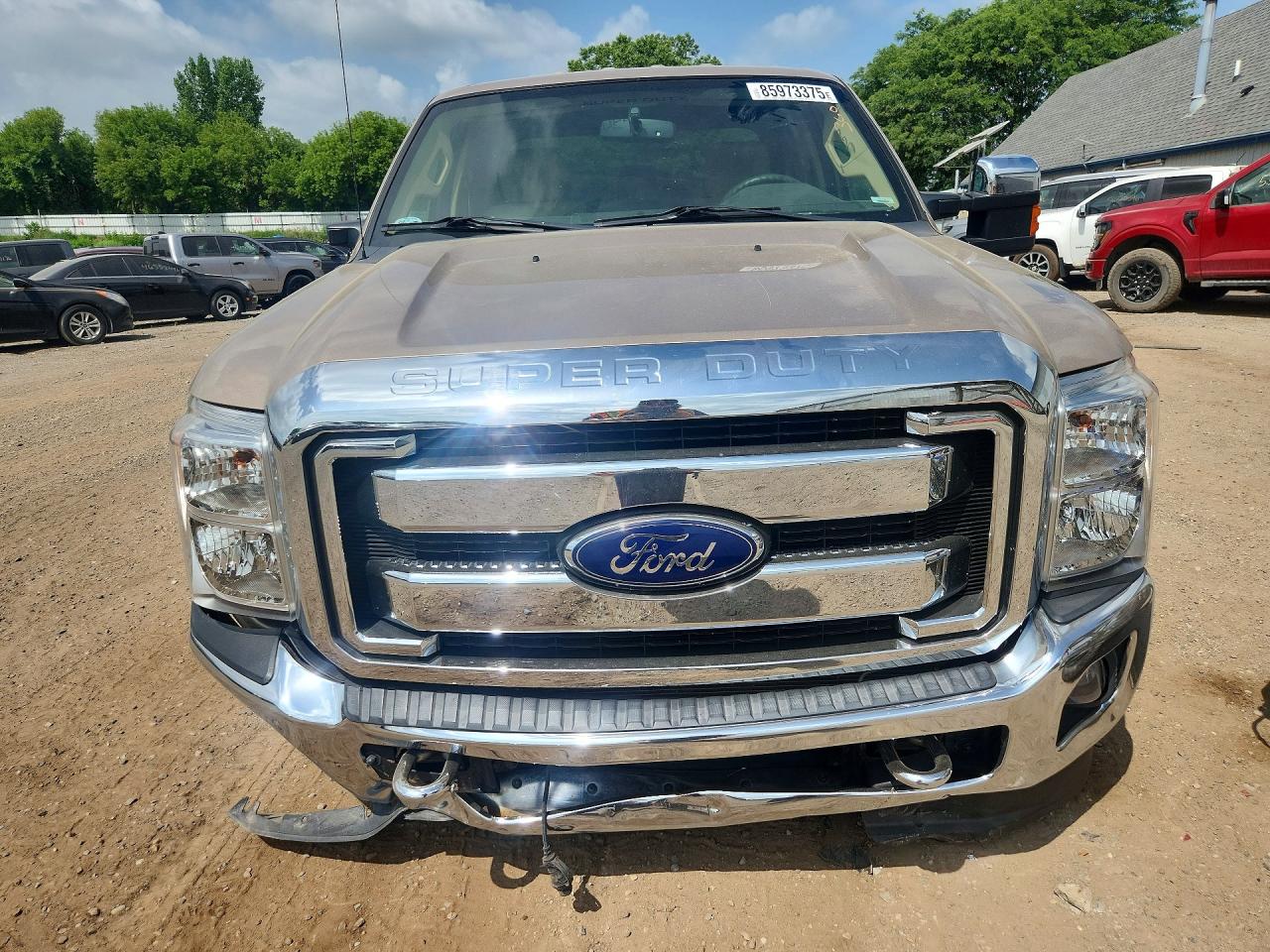 2014 Ford F250 Super Duty Tan vin: 1FT7W2BT5EEA25342