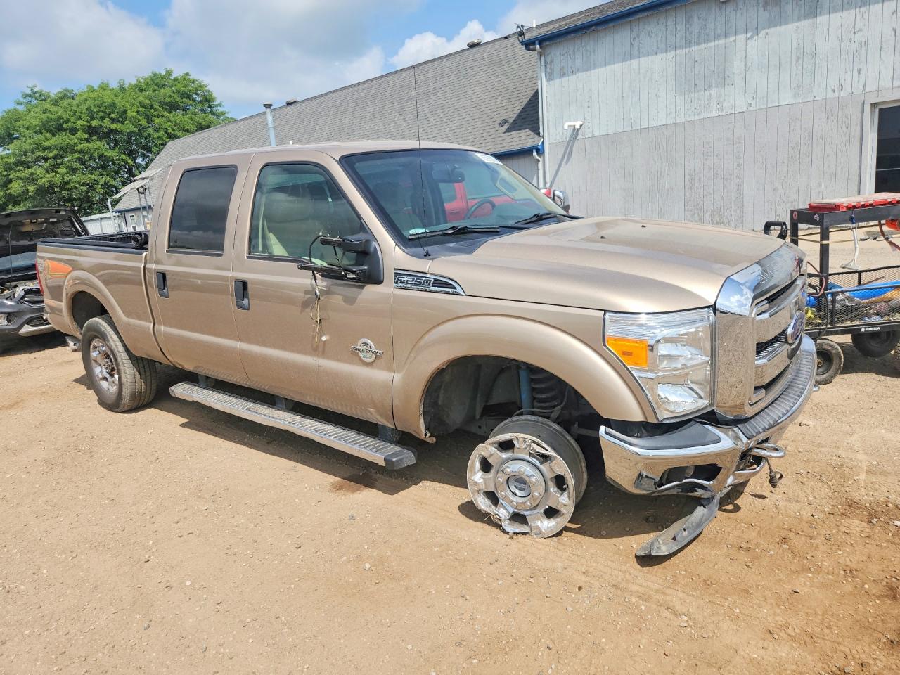 2014 Ford F250 Super Duty Tan vin: 1FT7W2BT5EEA25342