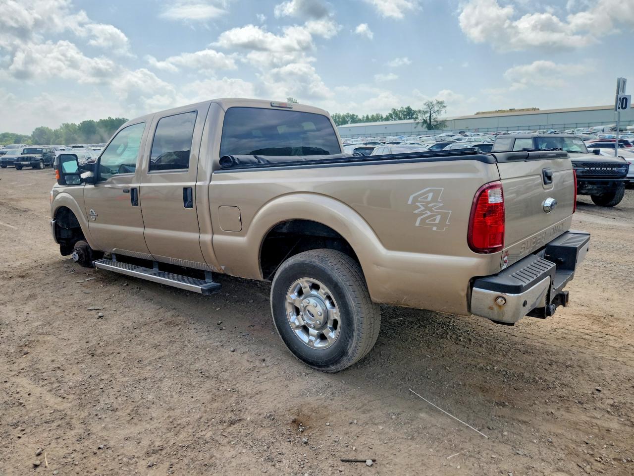 2014 Ford F250 Super Duty Tan vin: 1FT7W2BT5EEA25342