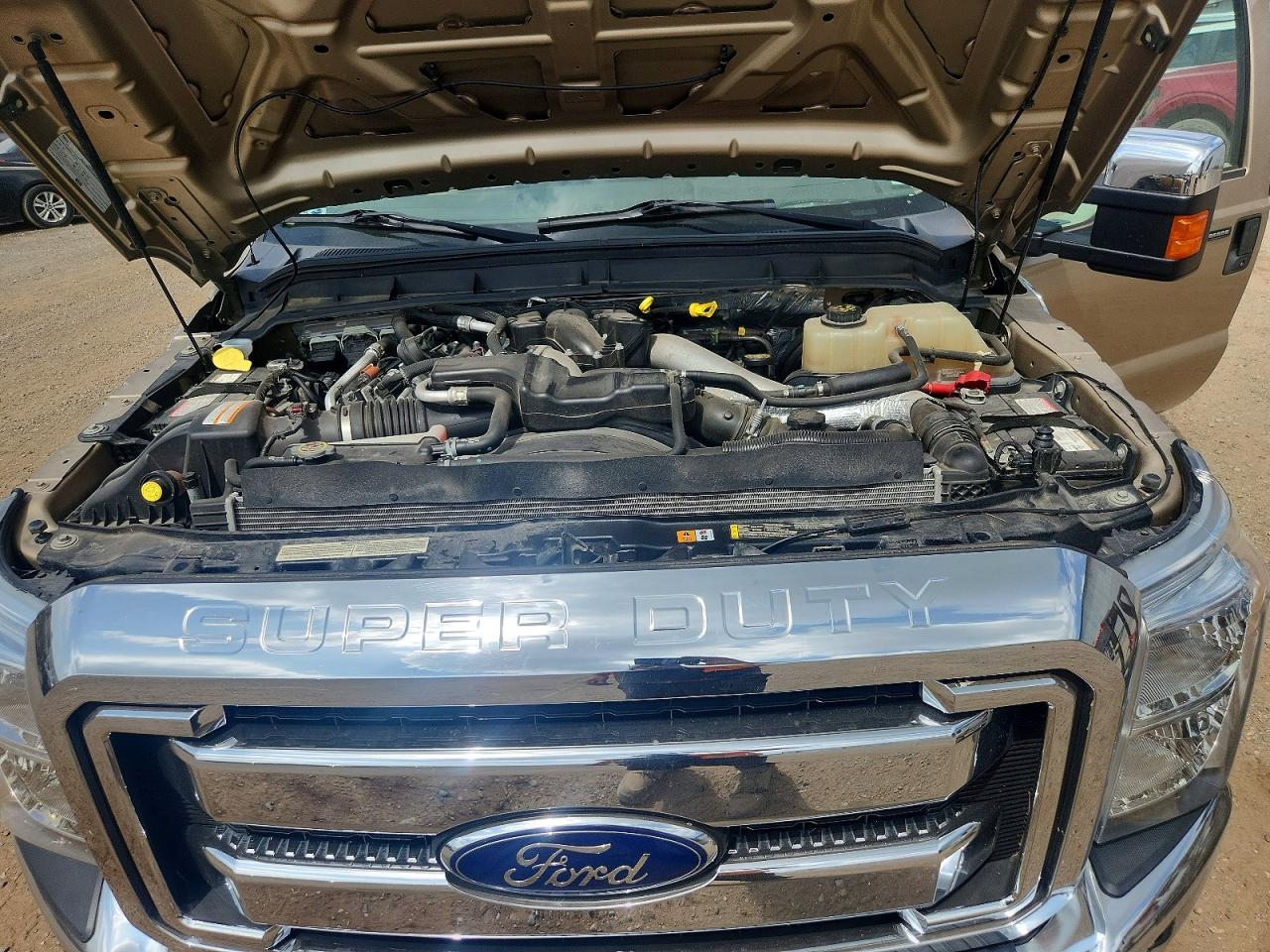 2014 Ford F250 Super Duty Tan vin: 1FT7W2BT5EEA25342