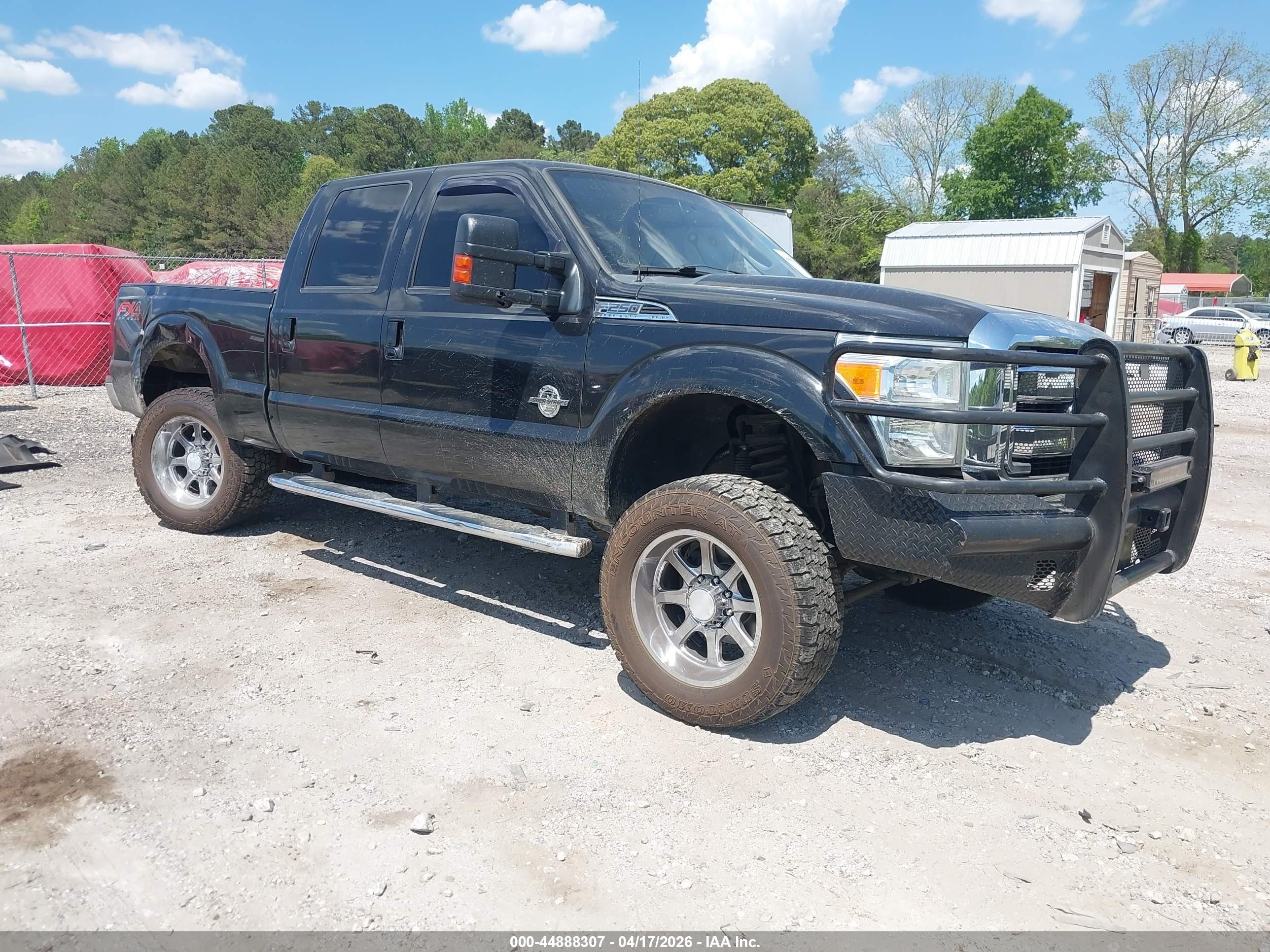 2015 Ford F-250 Lariat Black vin: 1FT7W2BT5FEA30932