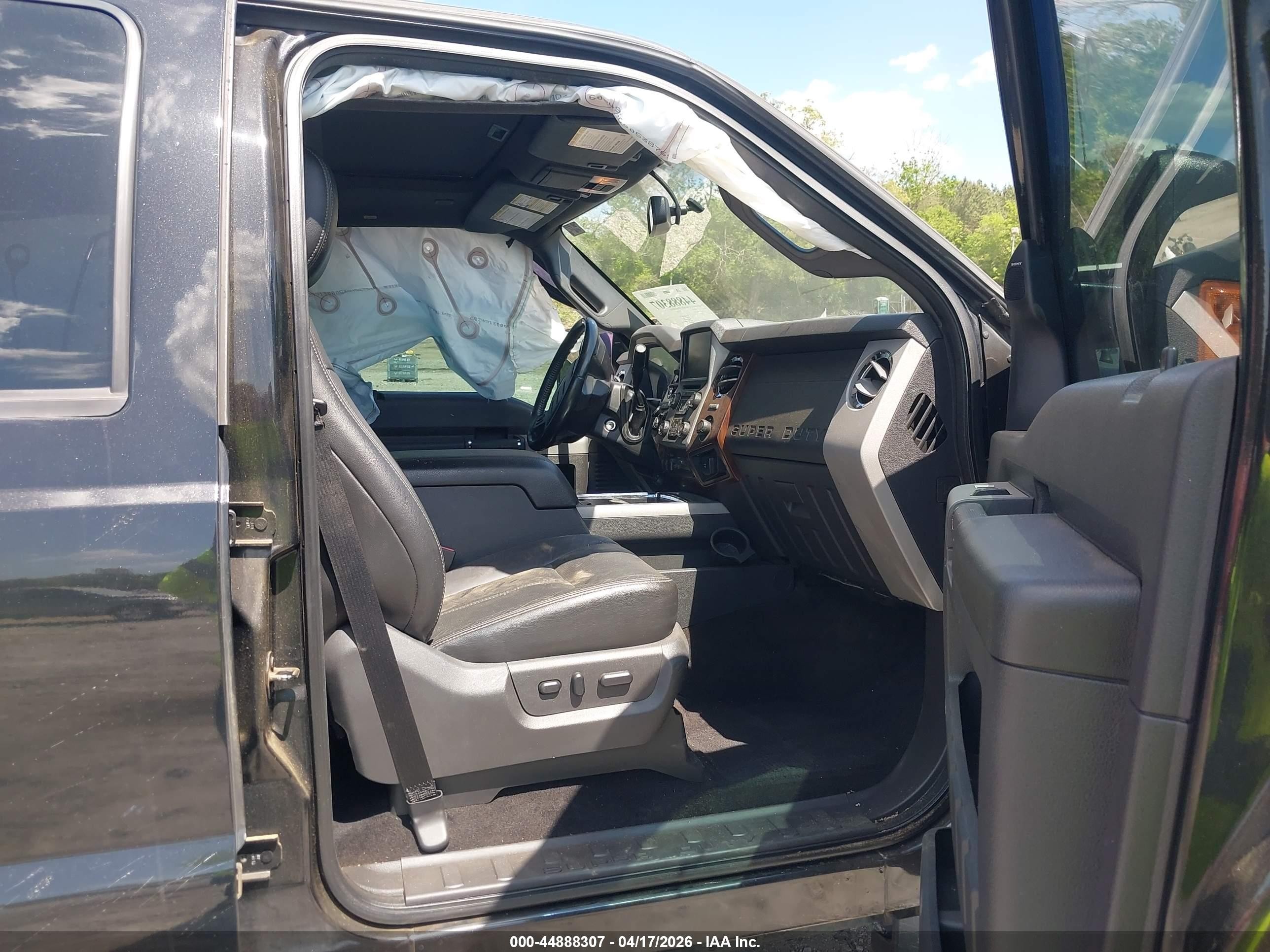 2015 Ford F-250 Lariat Black vin: 1FT7W2BT5FEA30932