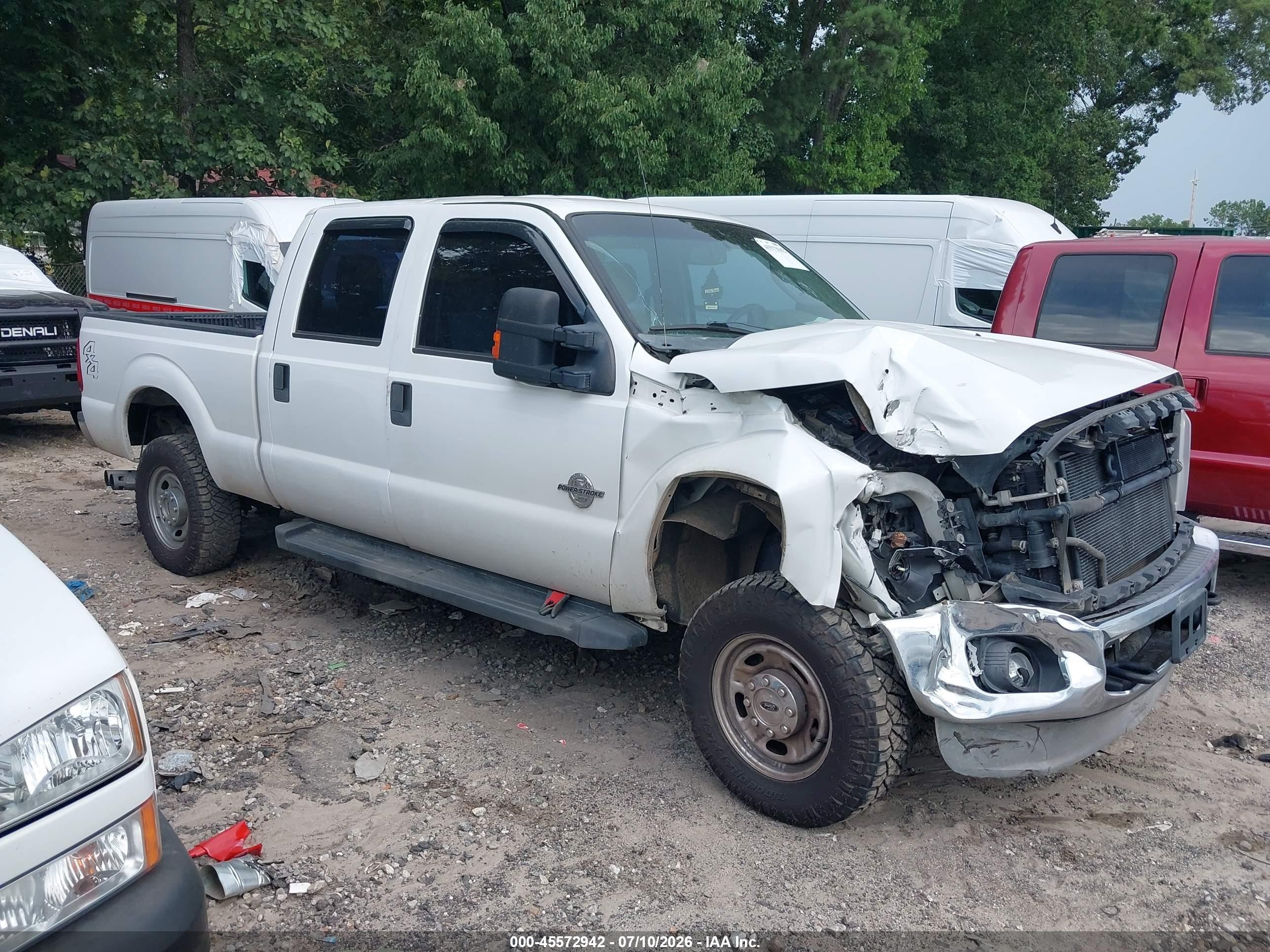 2015 Ford F-250 Xl Белый vin: 1FT7W2BT5FEA83596