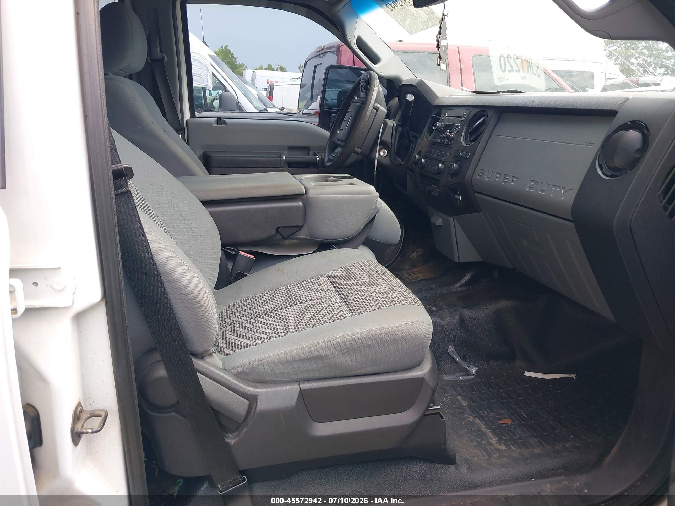 2015 Ford F-250 Xl White vin: 1FT7W2BT5FEA83596