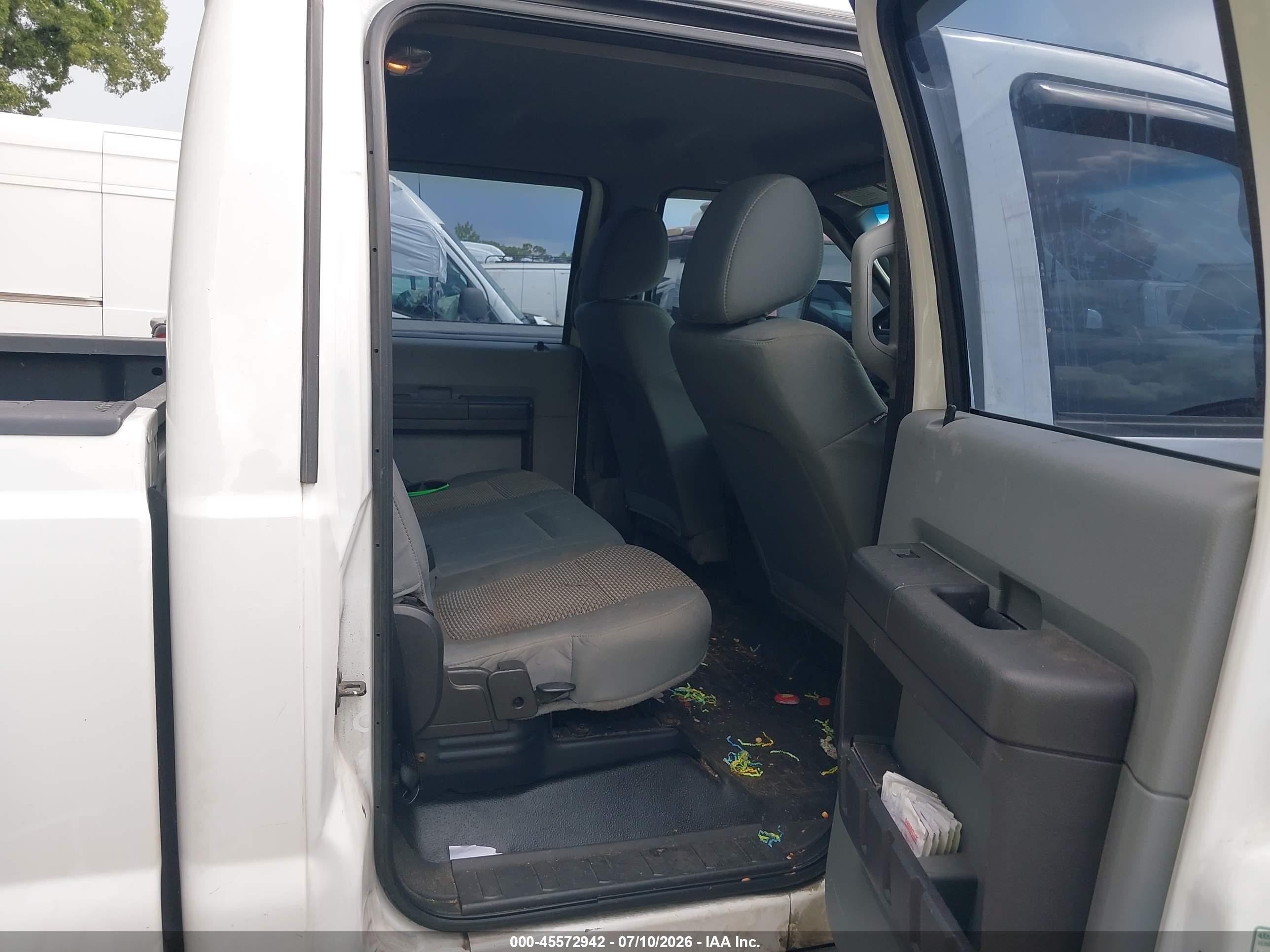 2015 Ford F-250 Xl White vin: 1FT7W2BT5FEA83596