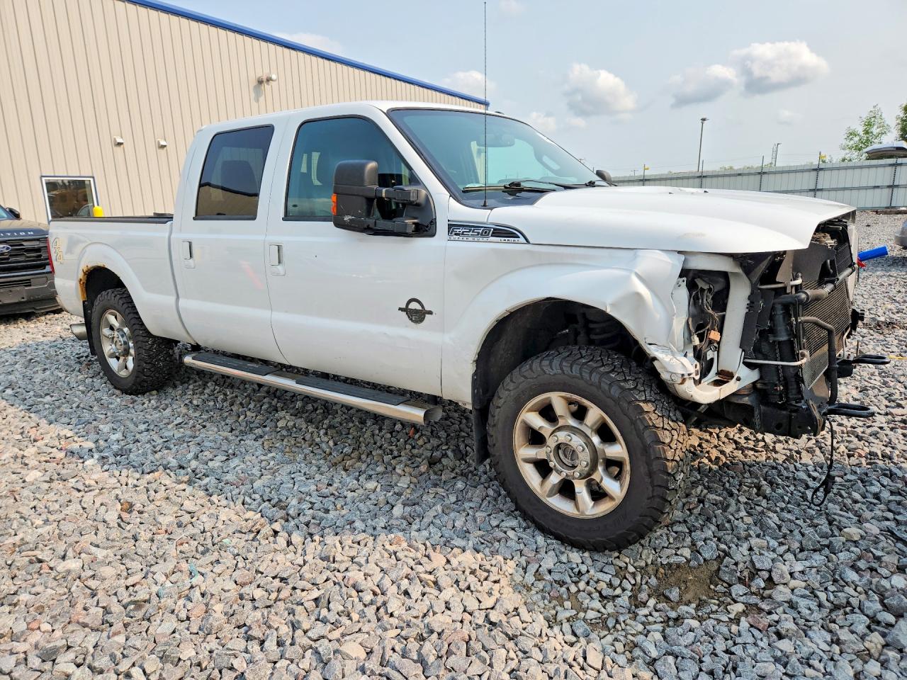 2015 Ford F250 Super Duty White vin: 1FT7W2BT5FEA93545