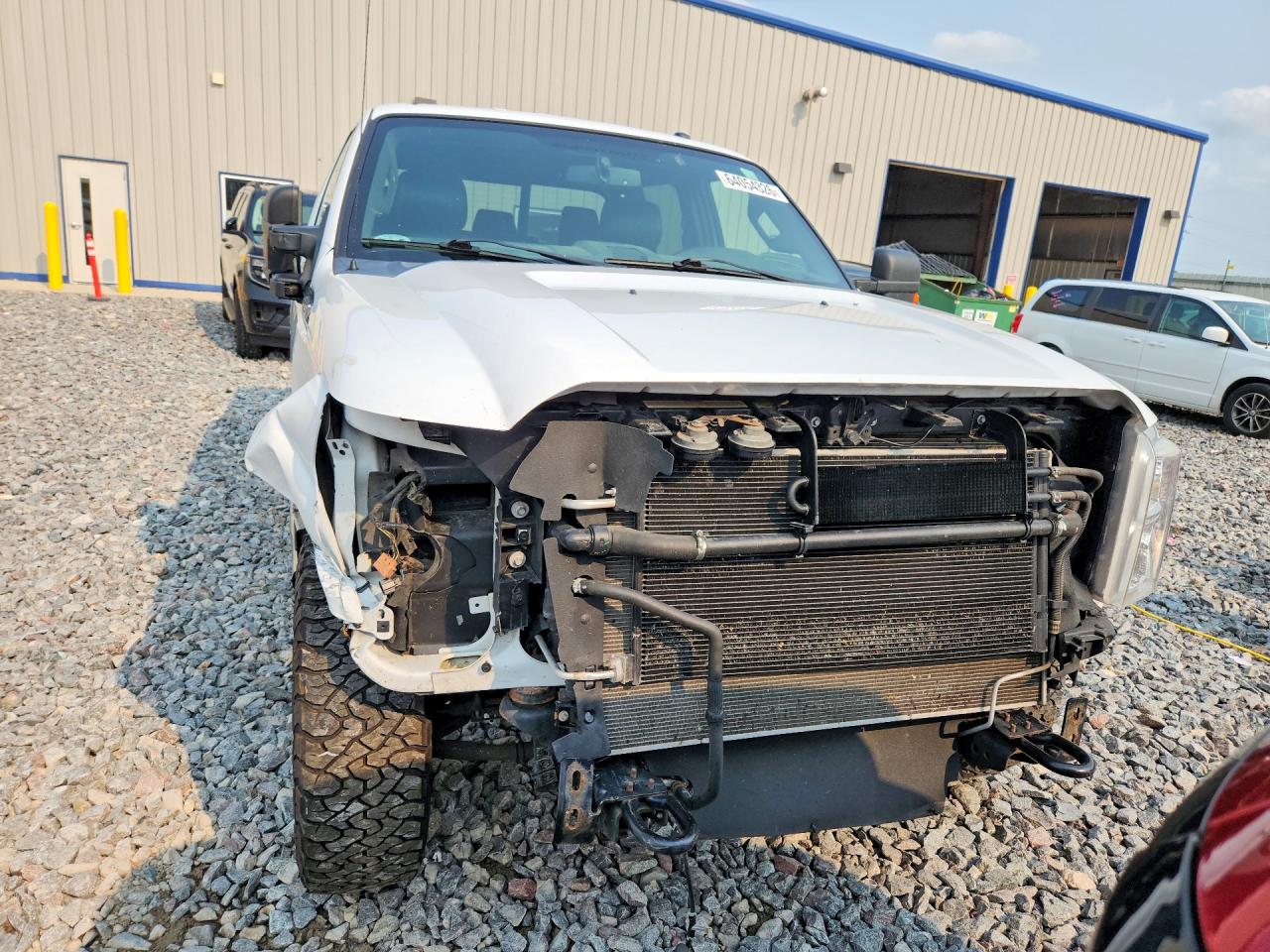 2015 Ford F250 Super Duty White vin: 1FT7W2BT5FEA93545