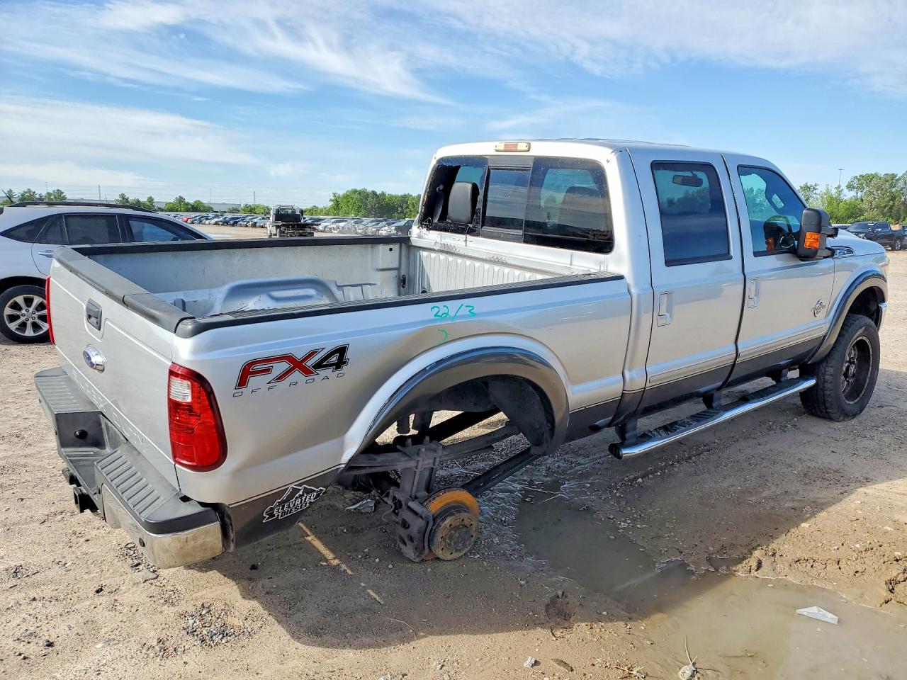 2015 Ford F250 Super Duty Silver vin: 1FT7W2BT5FEB43571