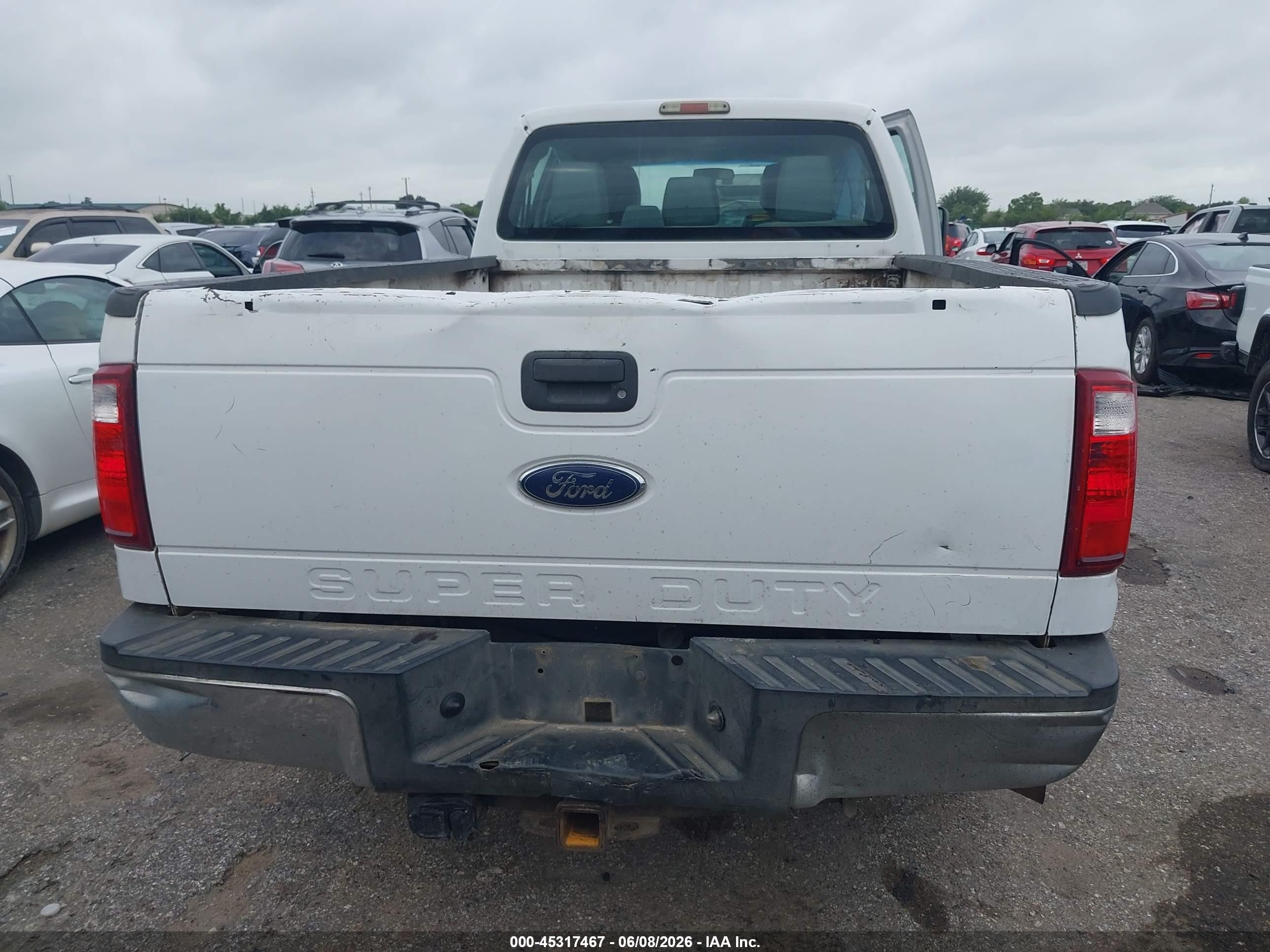 2015 Ford F-250 Xl White vin: 1FT7W2BT5FEB92138