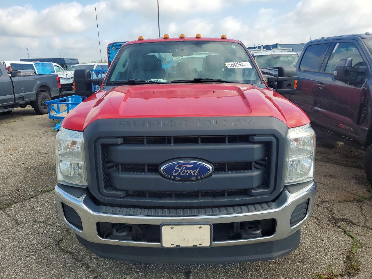 2015 Ford F250 Super Duty Red vin: 1FT7W2BT5FEC64066