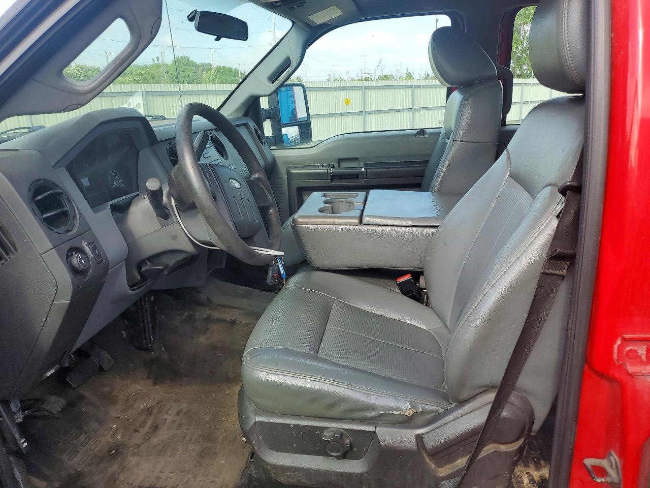 2015 Ford F250 Super Duty Red vin: 1FT7W2BT5FEC64066