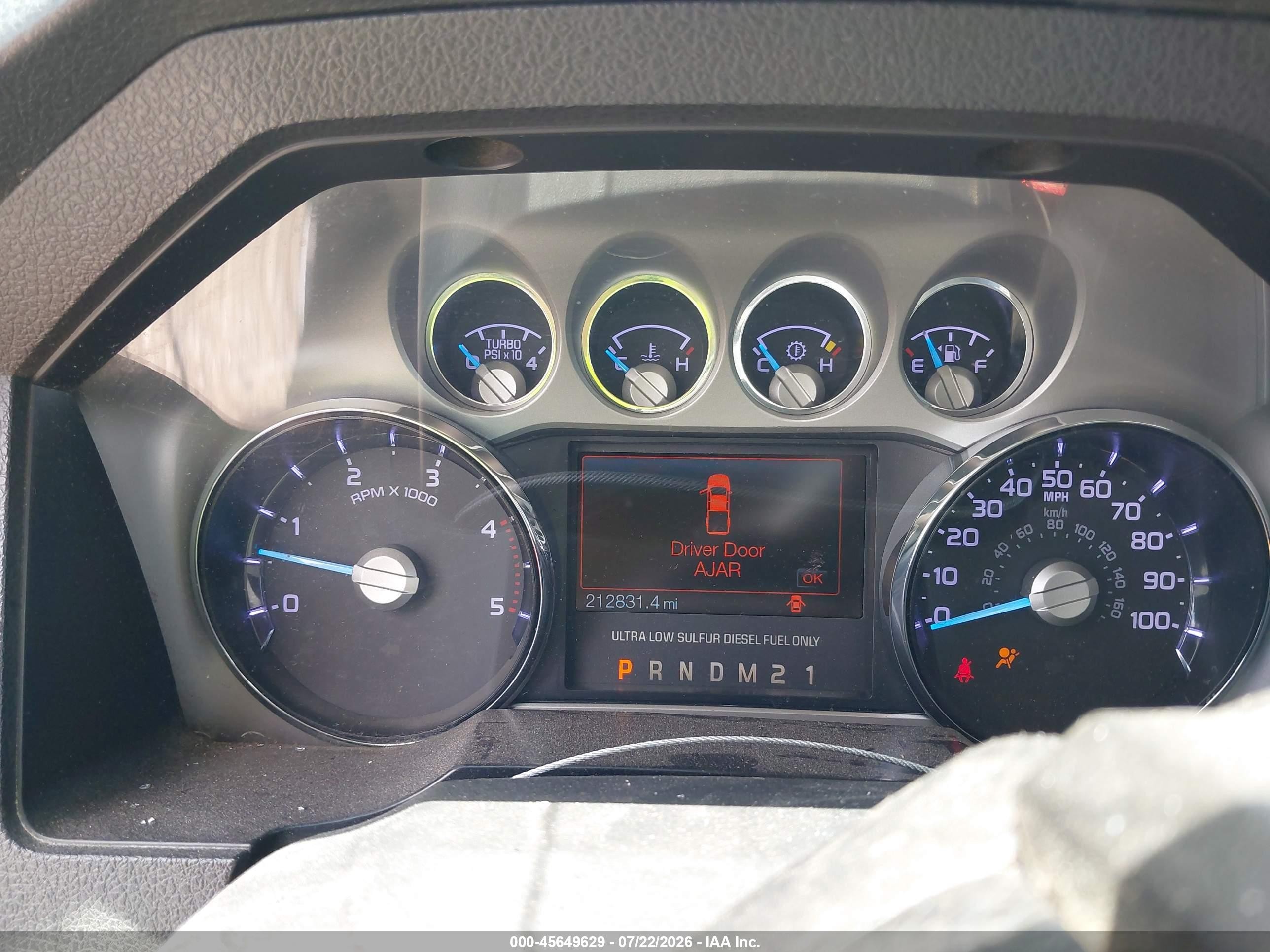2015 Ford F-250 Lariat Brown vin: 1FT7W2BT5FED49554
