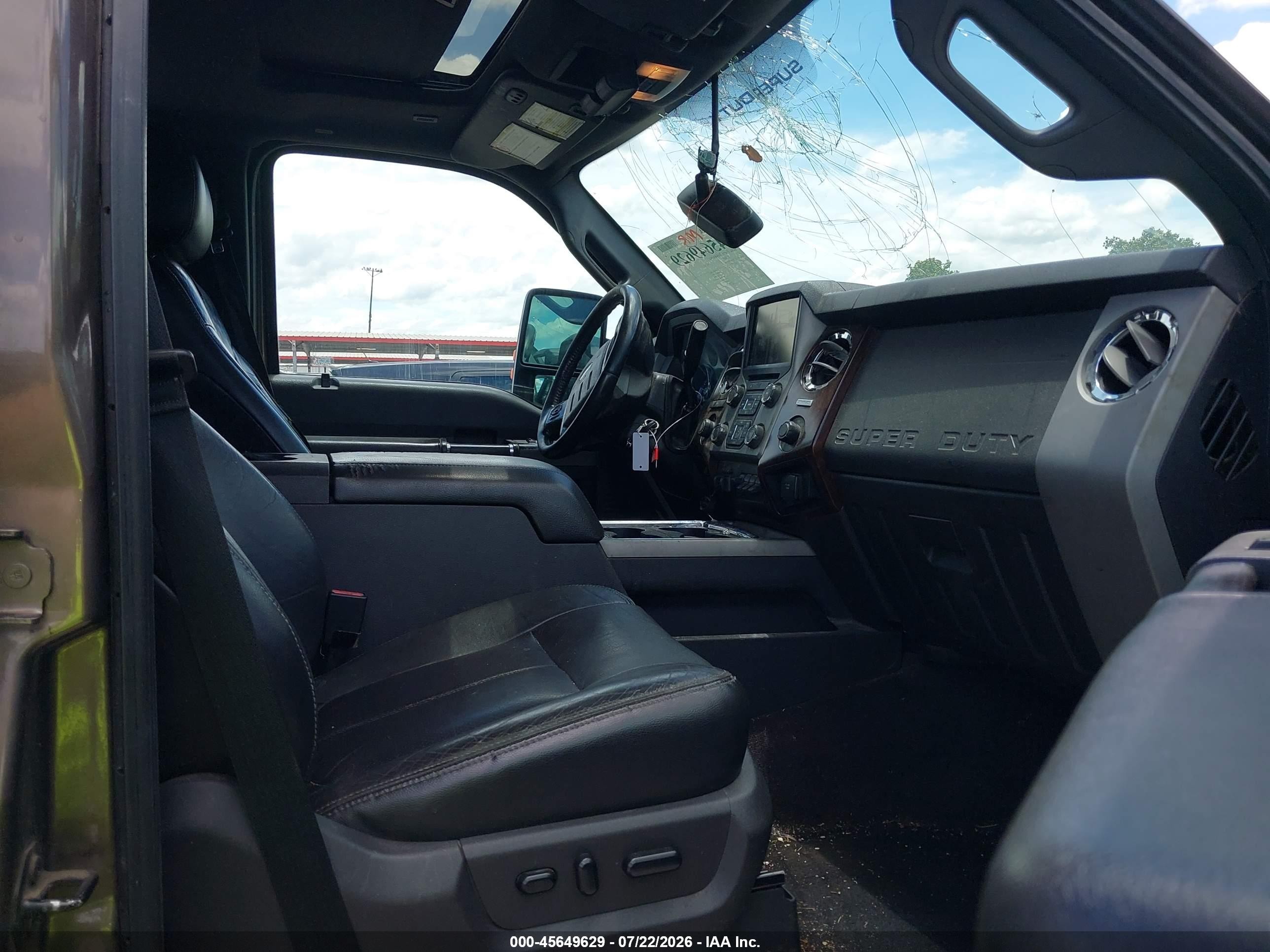 2015 Ford F-250 Lariat Brown vin: 1FT7W2BT5FED49554