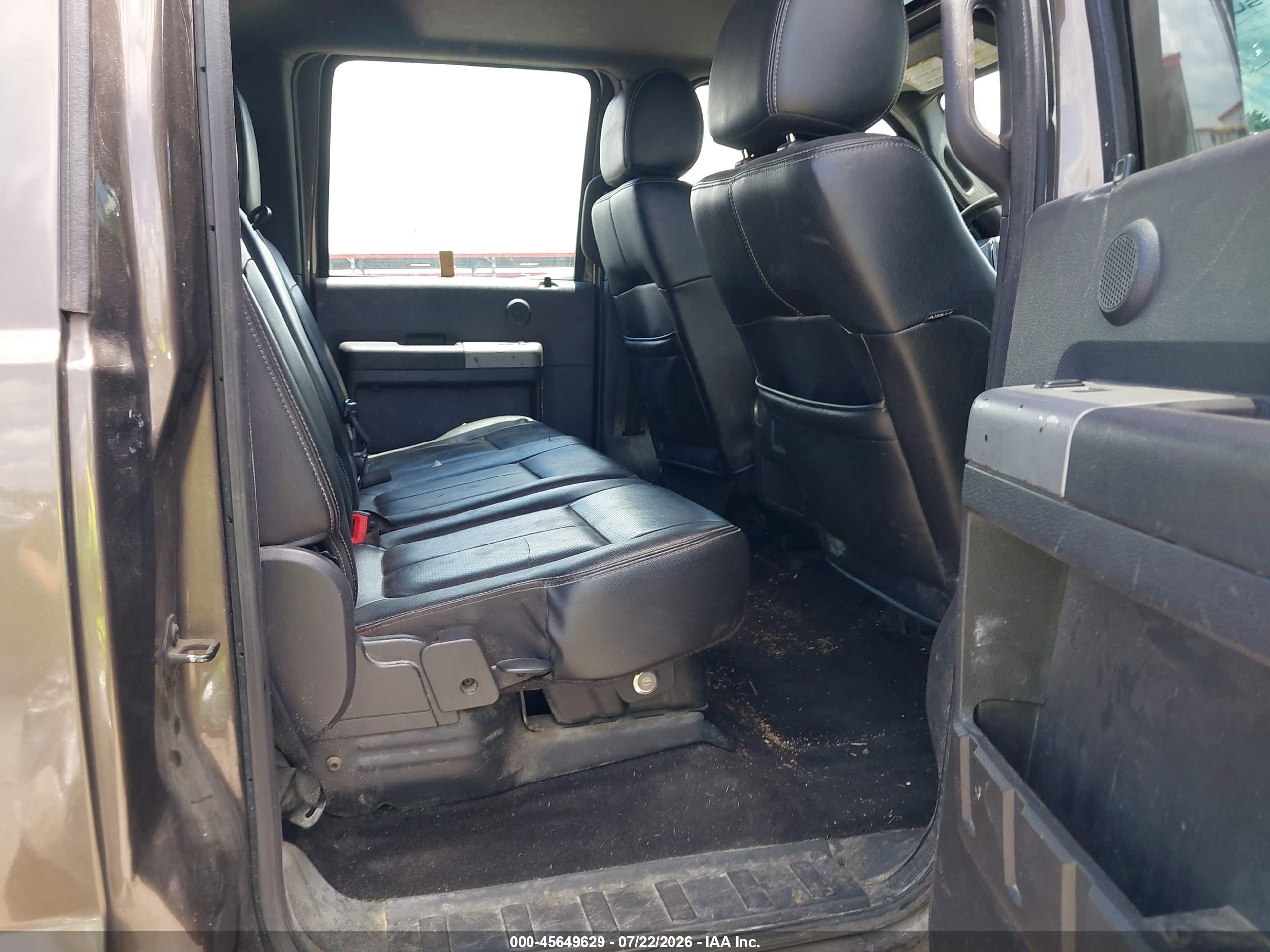 2015 Ford F-250 Lariat Brown vin: 1FT7W2BT5FED49554