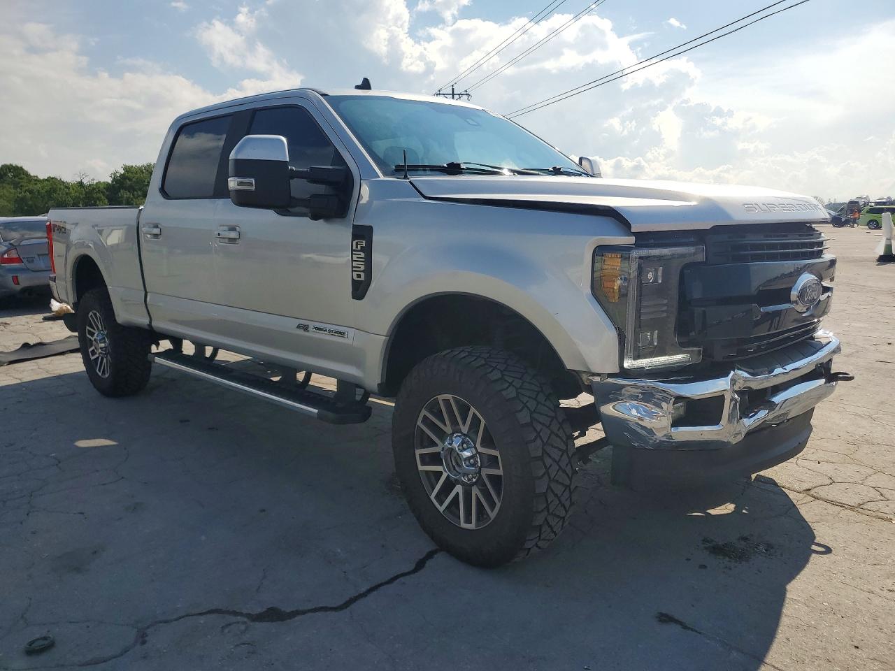 2019 Ford F250 Super Duty Silver vin: 1FT7W2BT5KEC74073