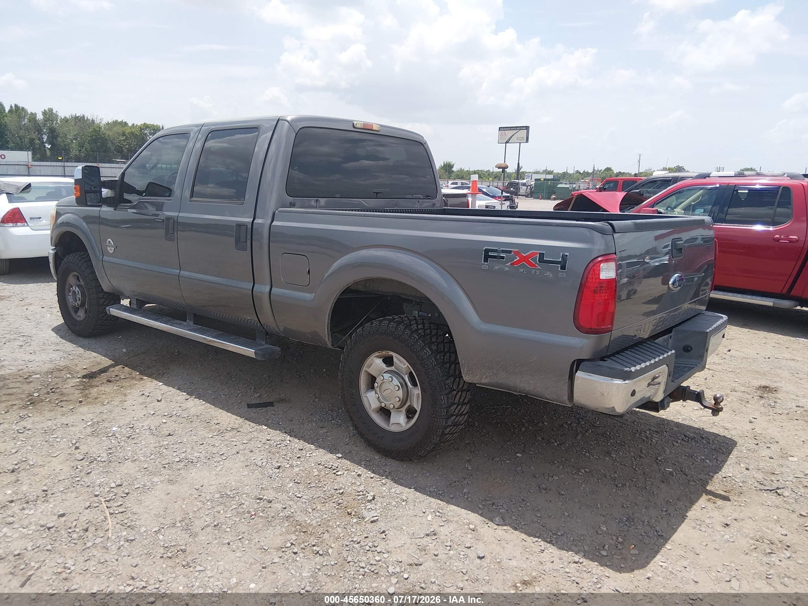 2011 Ford Super Duty F-250 Srw Xlt Серый vin: 1FT7W2BT6BEA22011