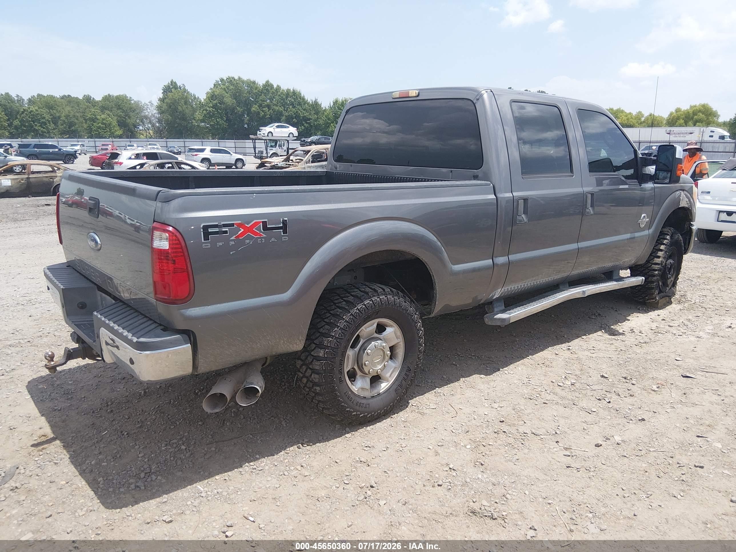 2011 Ford Super Duty F-250 Srw Xlt Серый vin: 1FT7W2BT6BEA22011