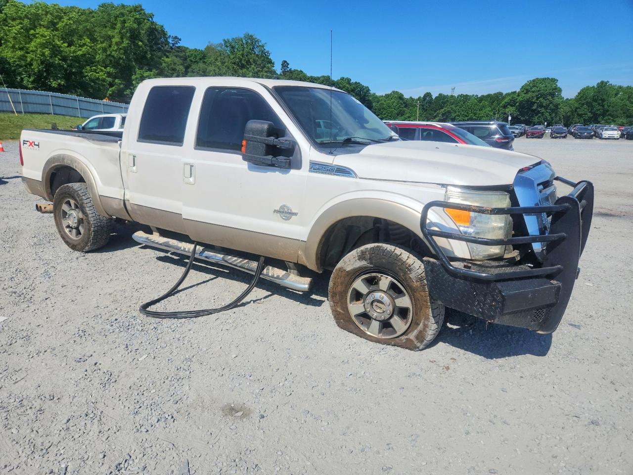 2011 Ford F250 Super Duty Белый vin: 1FT7W2BT6BEB30483