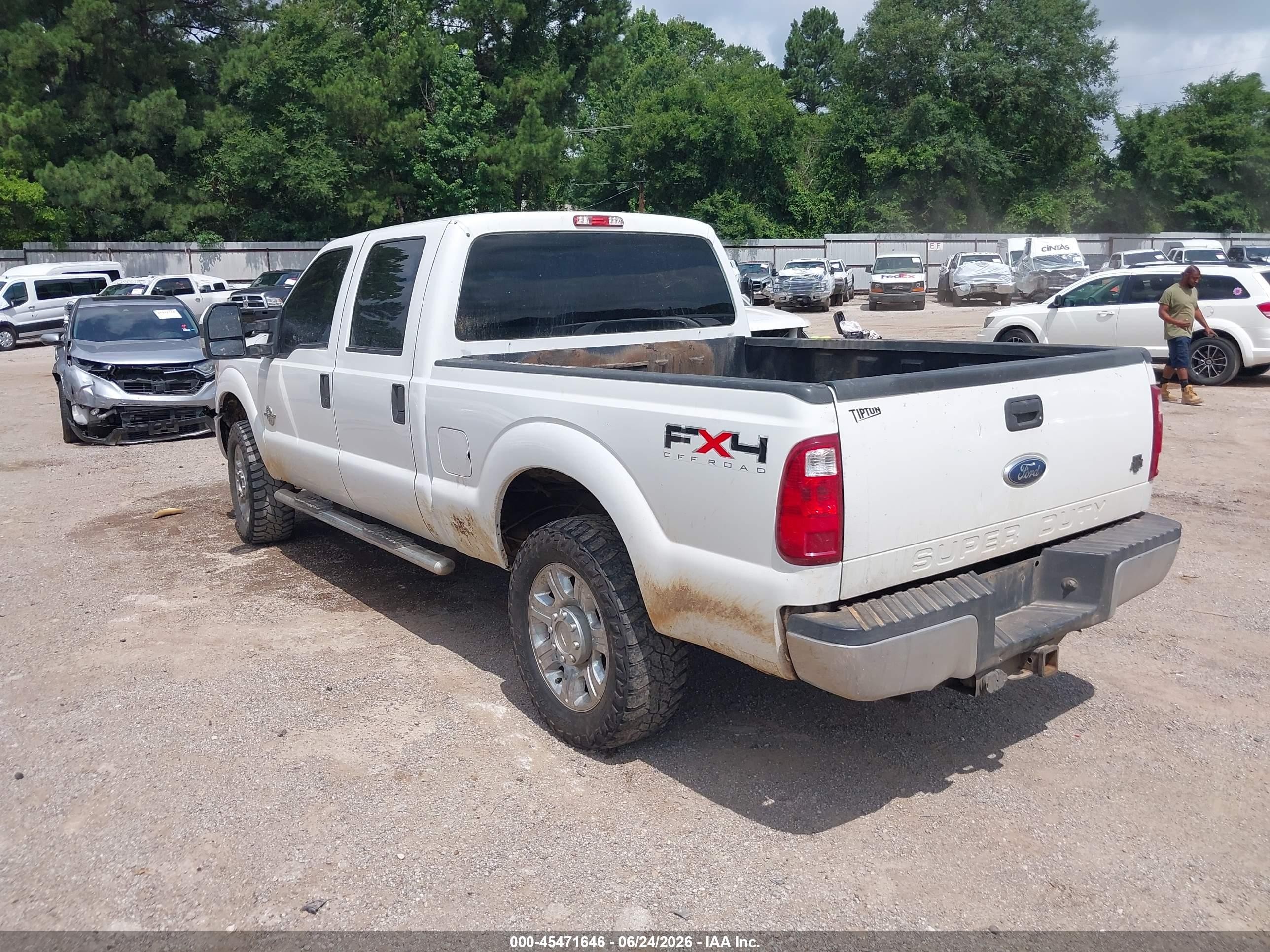 2011 Ford Super Duty F-250 Srw Xl White vin: 1FT7W2BT6BEB87587