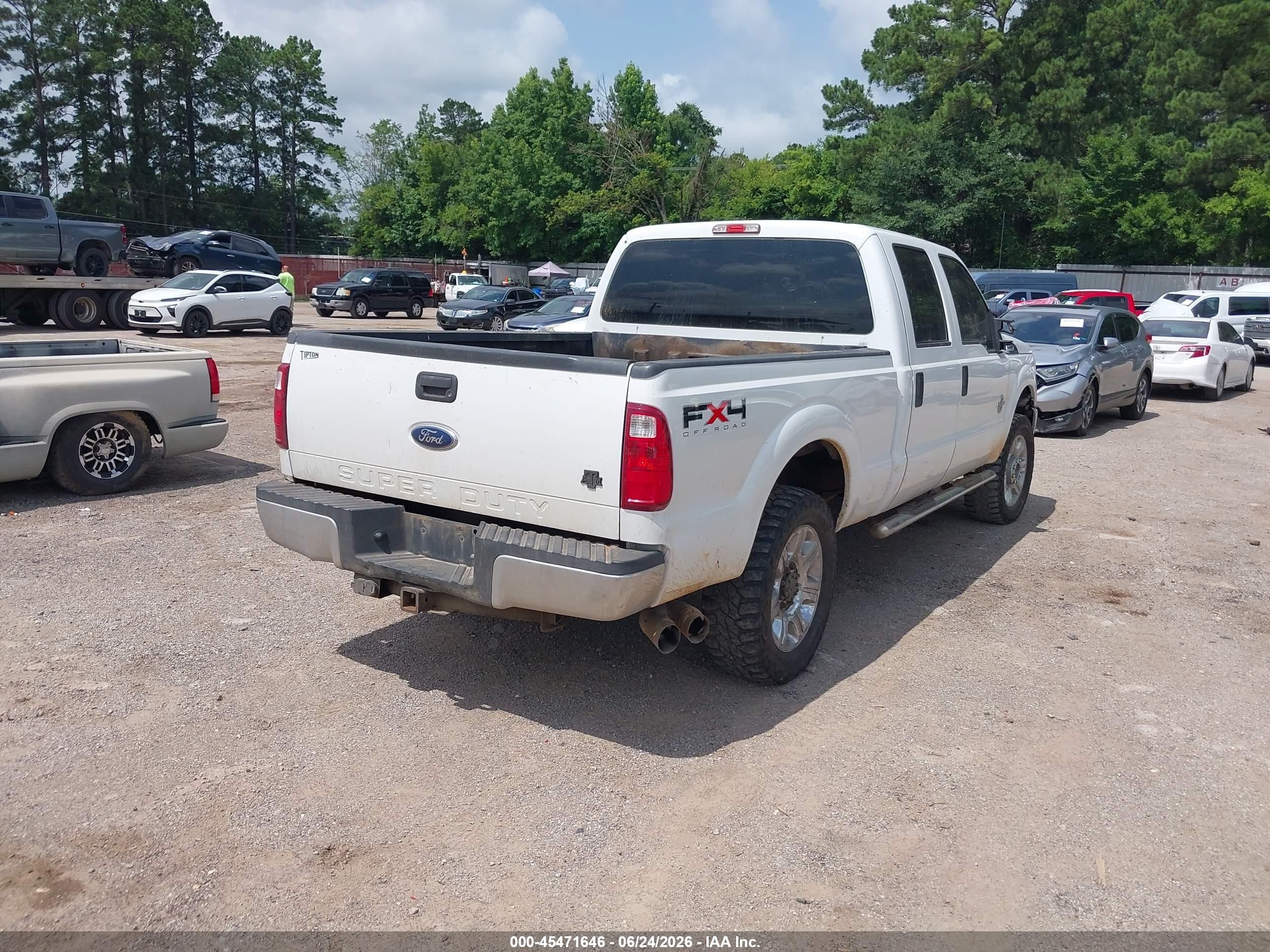 2011 Ford Super Duty F-250 Srw Xl White vin: 1FT7W2BT6BEB87587