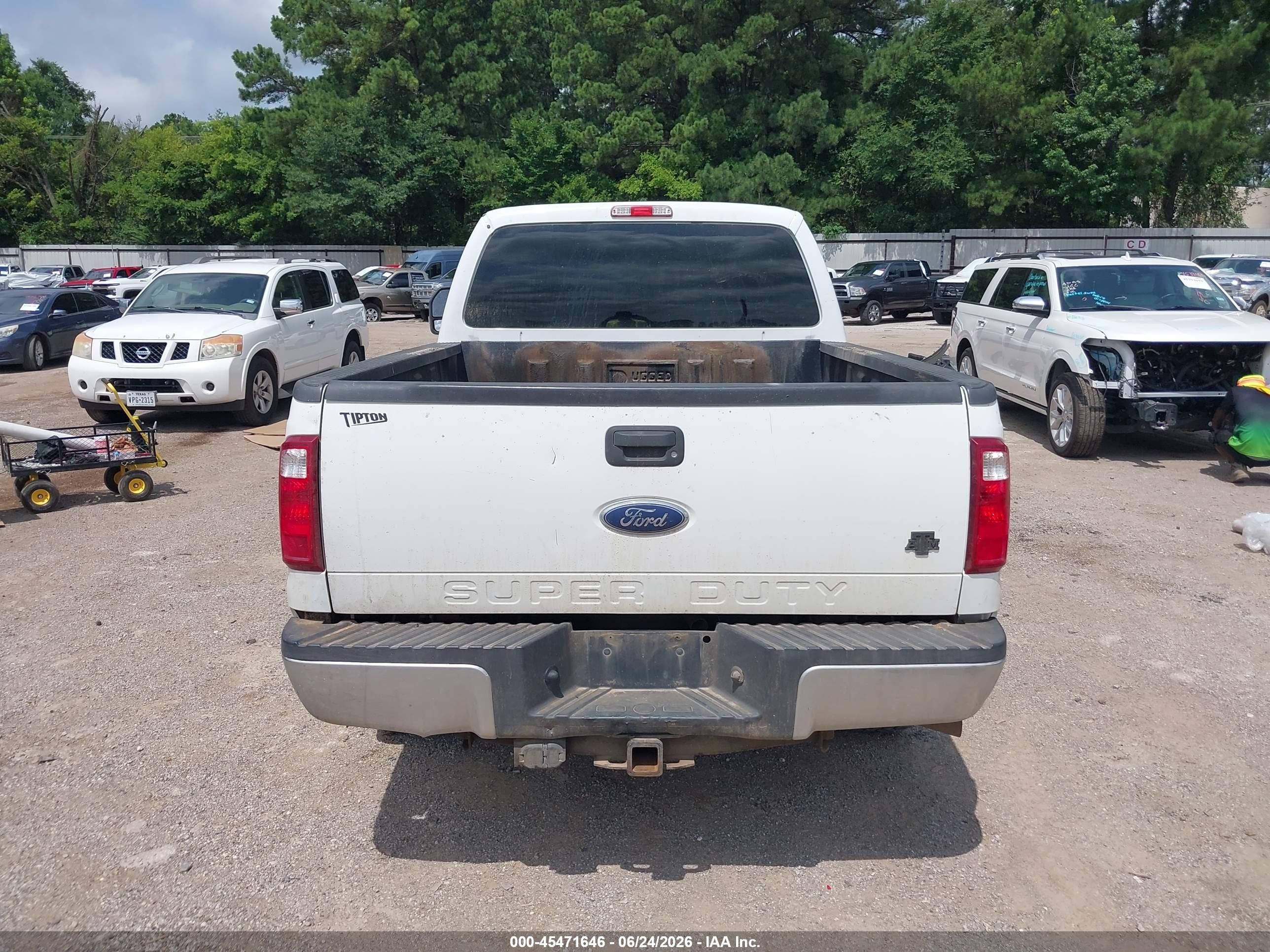 2011 Ford Super Duty F-250 Srw Xl White vin: 1FT7W2BT6BEB87587