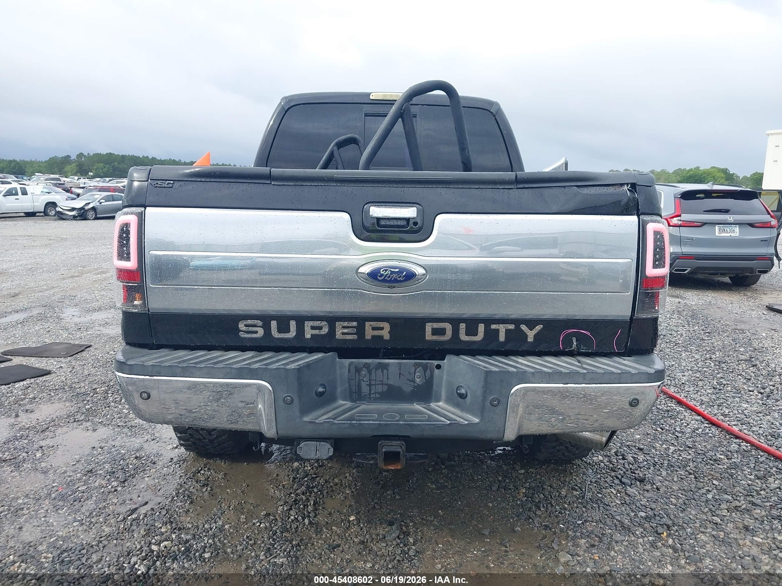 2011 Ford Super Duty F-250 Srw Lariat Black vin: 1FT7W2BT6BEC08891