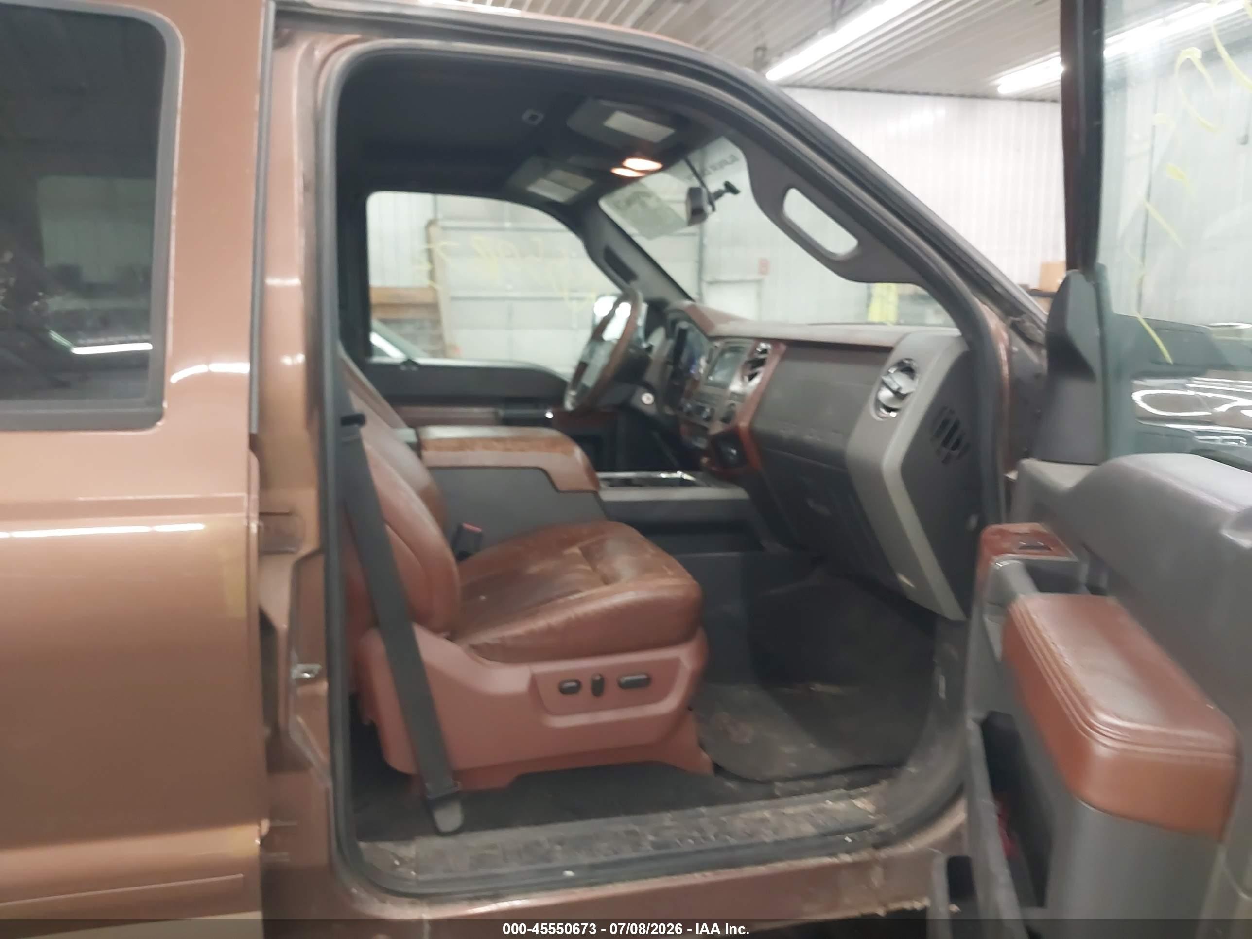 2011 Ford Super Duty F-250 Srw King Ranch/lariat/xl/xlt Brown vin: 1FT7W2BT6BEC20605