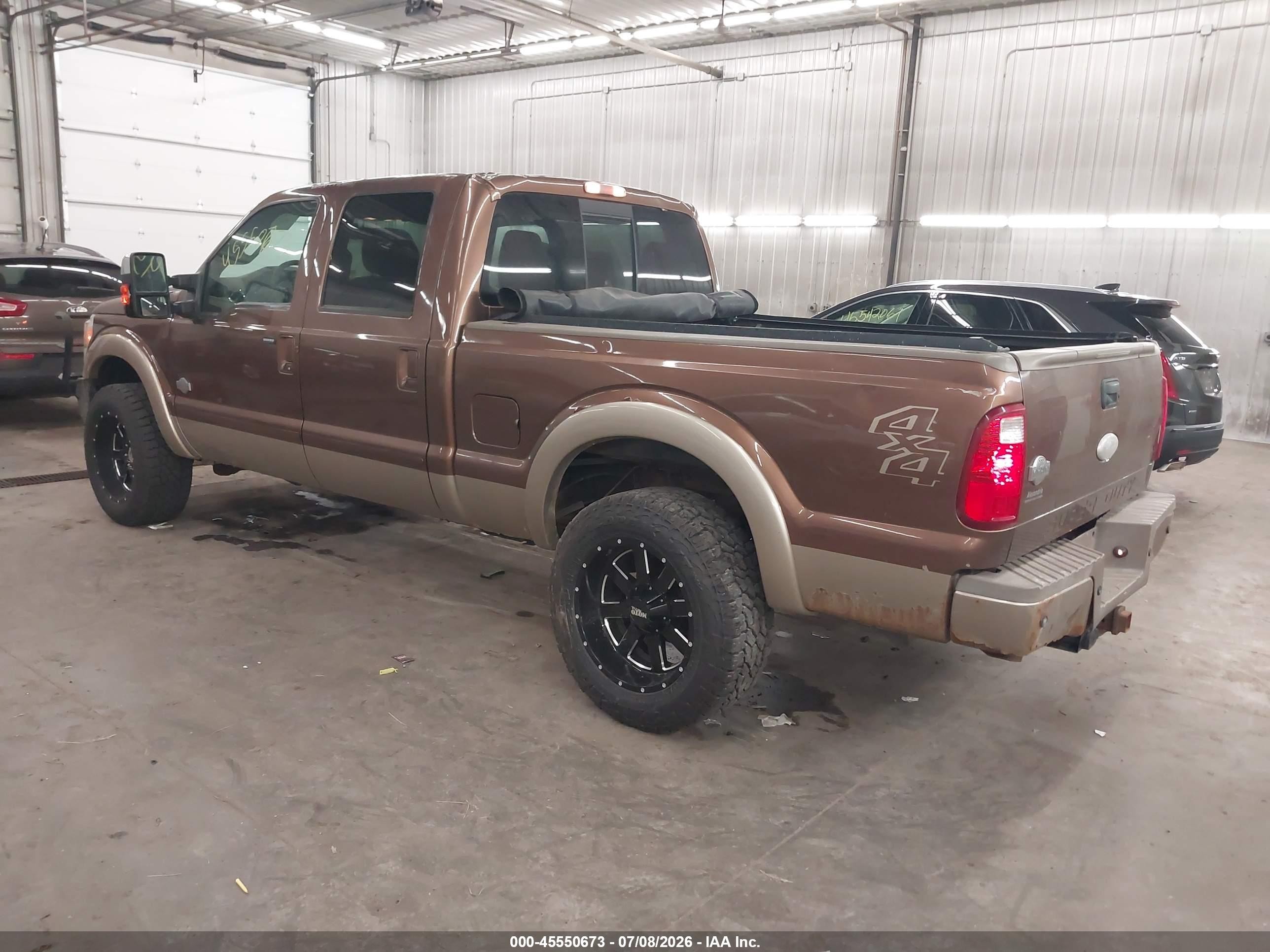 2011 Ford Super Duty F-250 Srw King Ranch/lariat/xl/xlt Brown vin: 1FT7W2BT6BEC20605