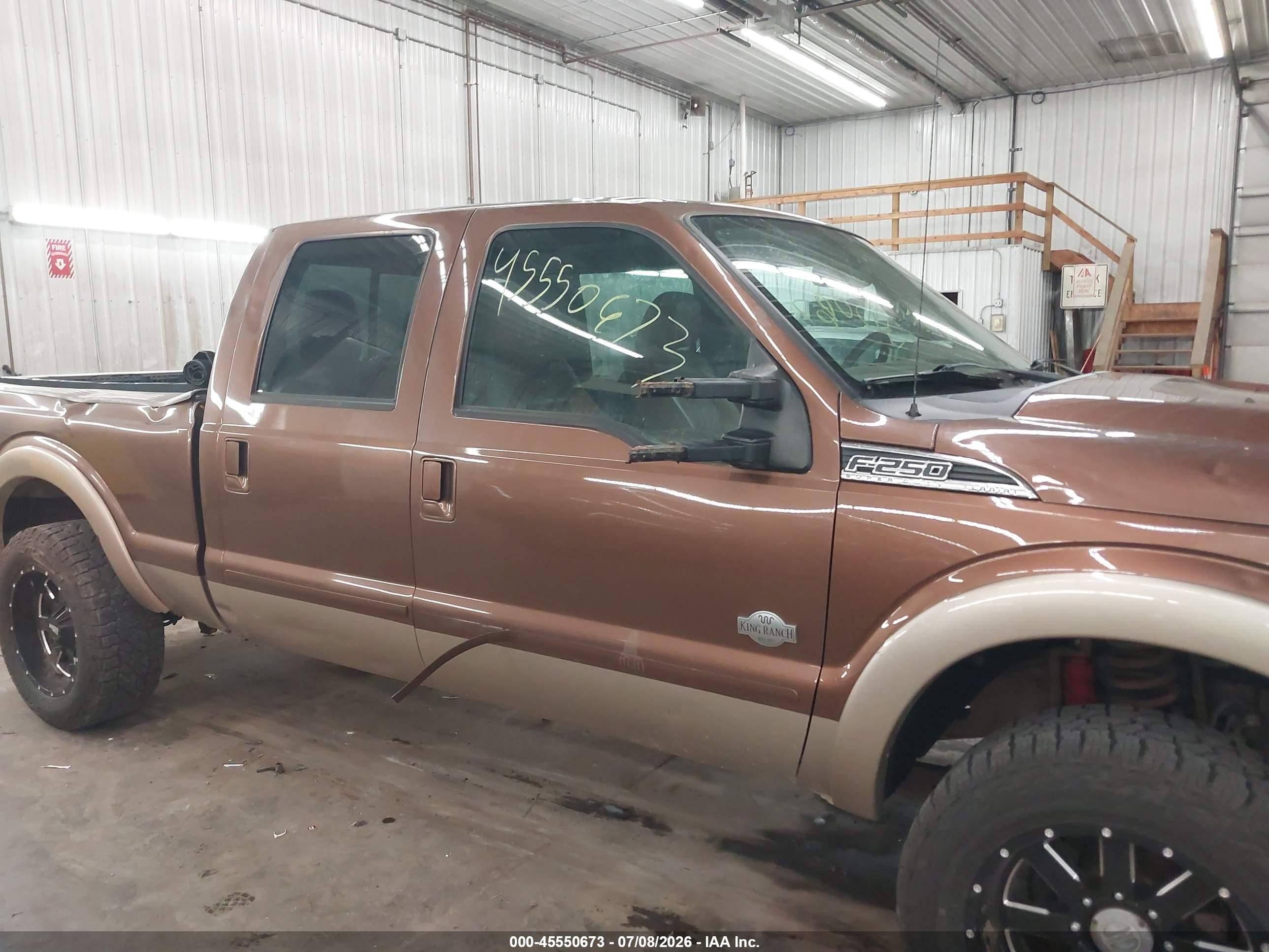 2011 Ford Super Duty F-250 Srw King Ranch/lariat/xl/xlt Brown vin: 1FT7W2BT6BEC20605