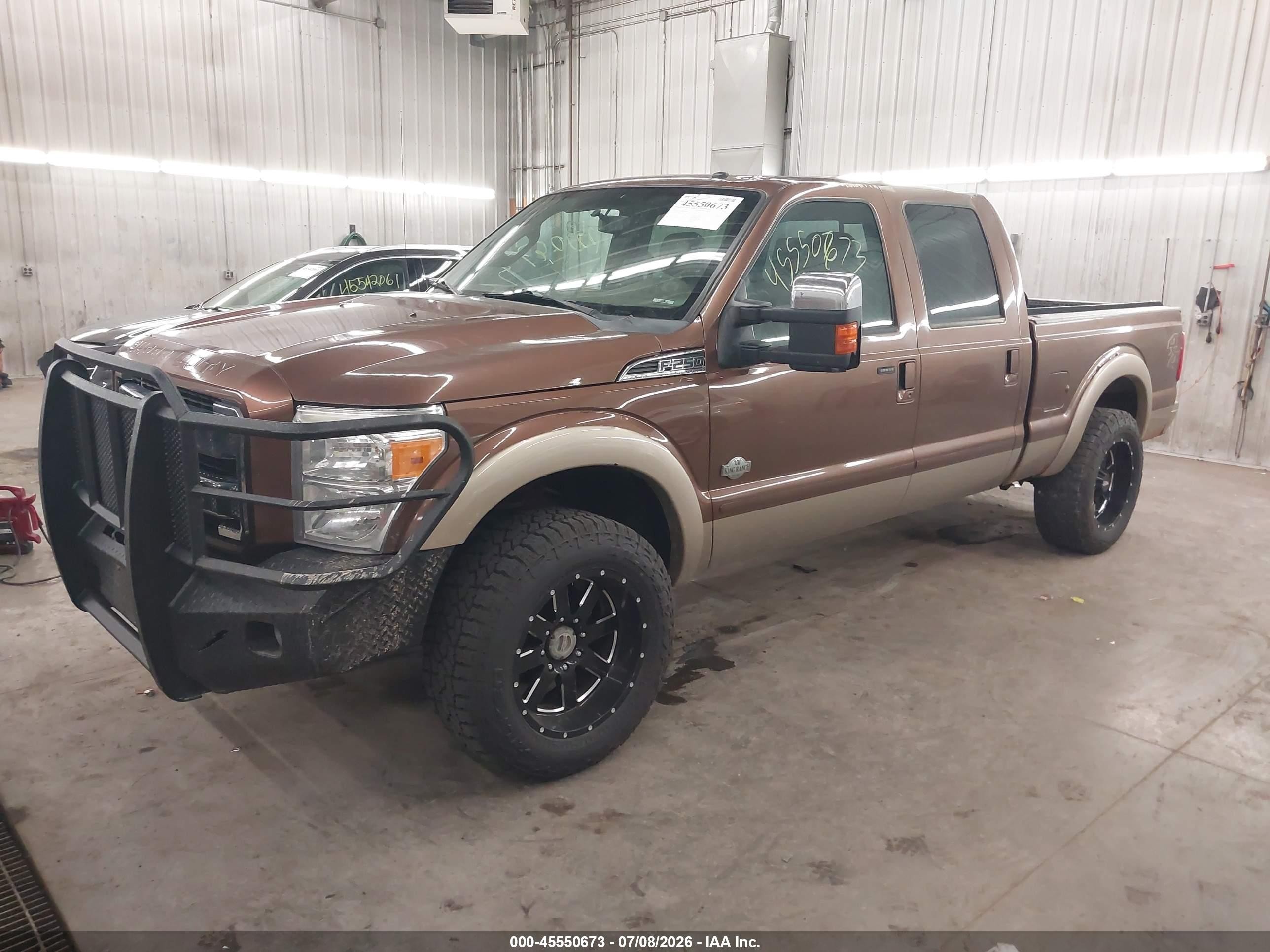 2011 Ford Super Duty F-250 Srw King Ranch/lariat/xl/xlt Brown vin: 1FT7W2BT6BEC20605