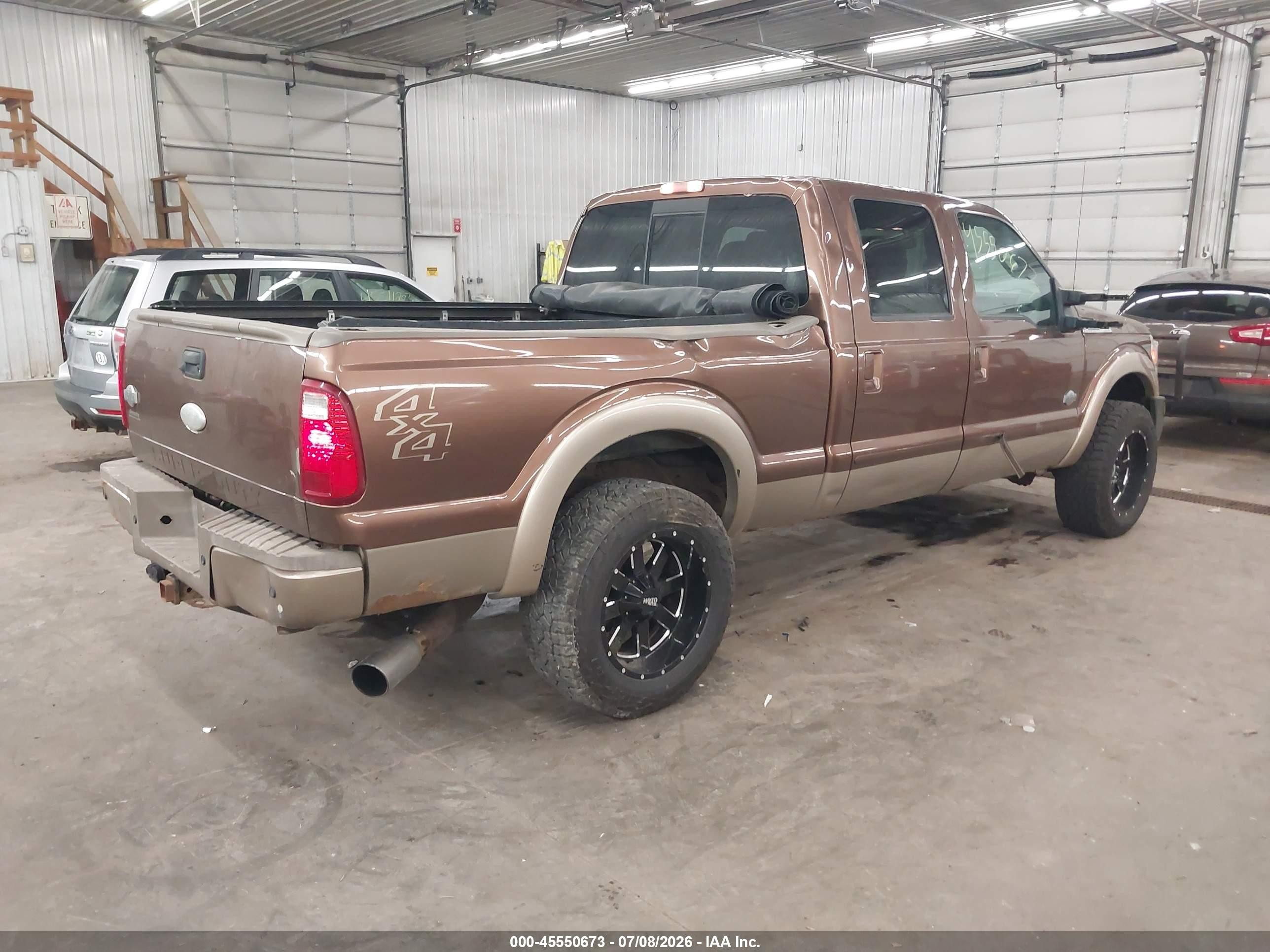 2011 Ford Super Duty F-250 Srw King Ranch/lariat/xl/xlt Brown vin: 1FT7W2BT6BEC20605
