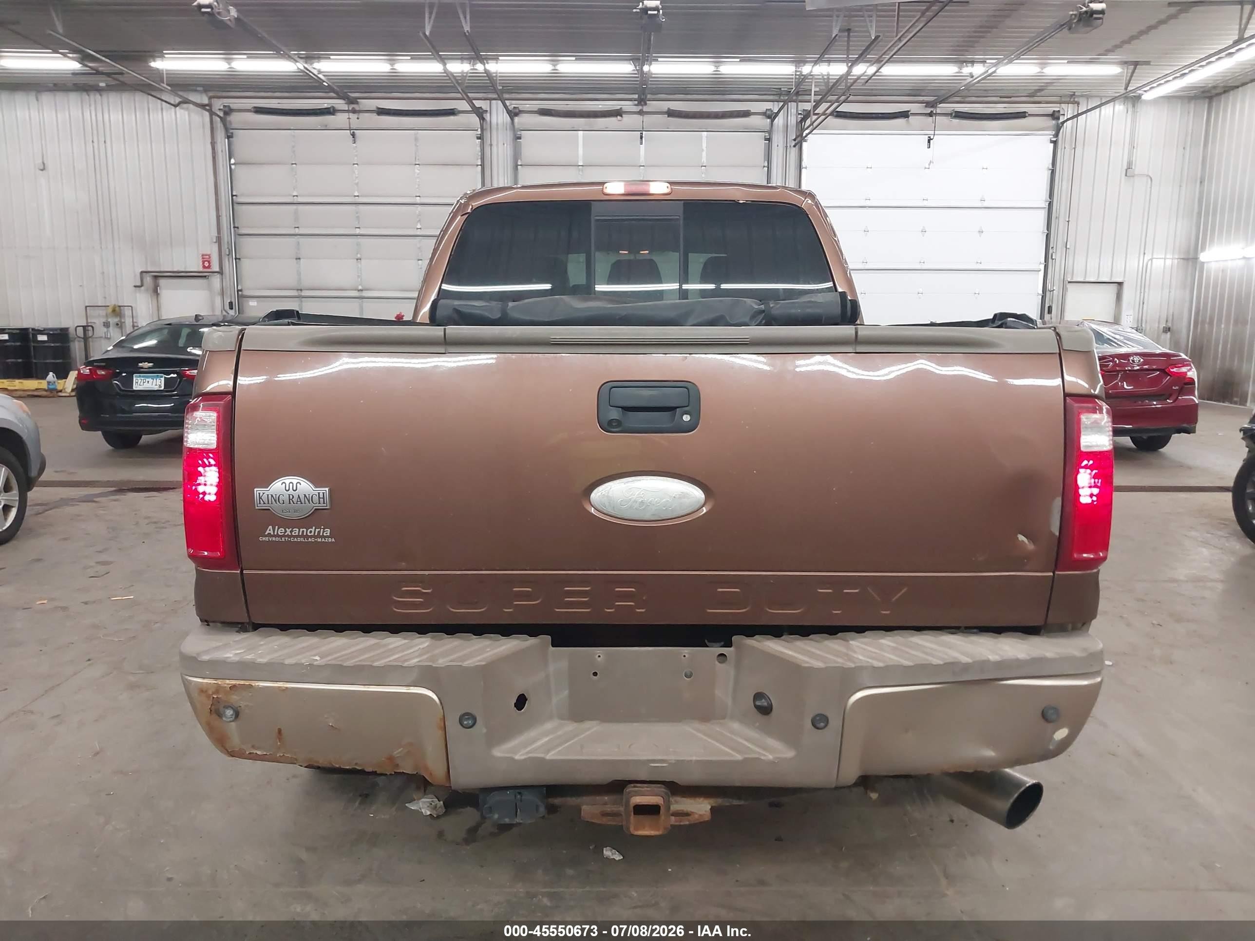 2011 Ford Super Duty F-250 Srw King Ranch/lariat/xl/xlt Brown vin: 1FT7W2BT6BEC20605