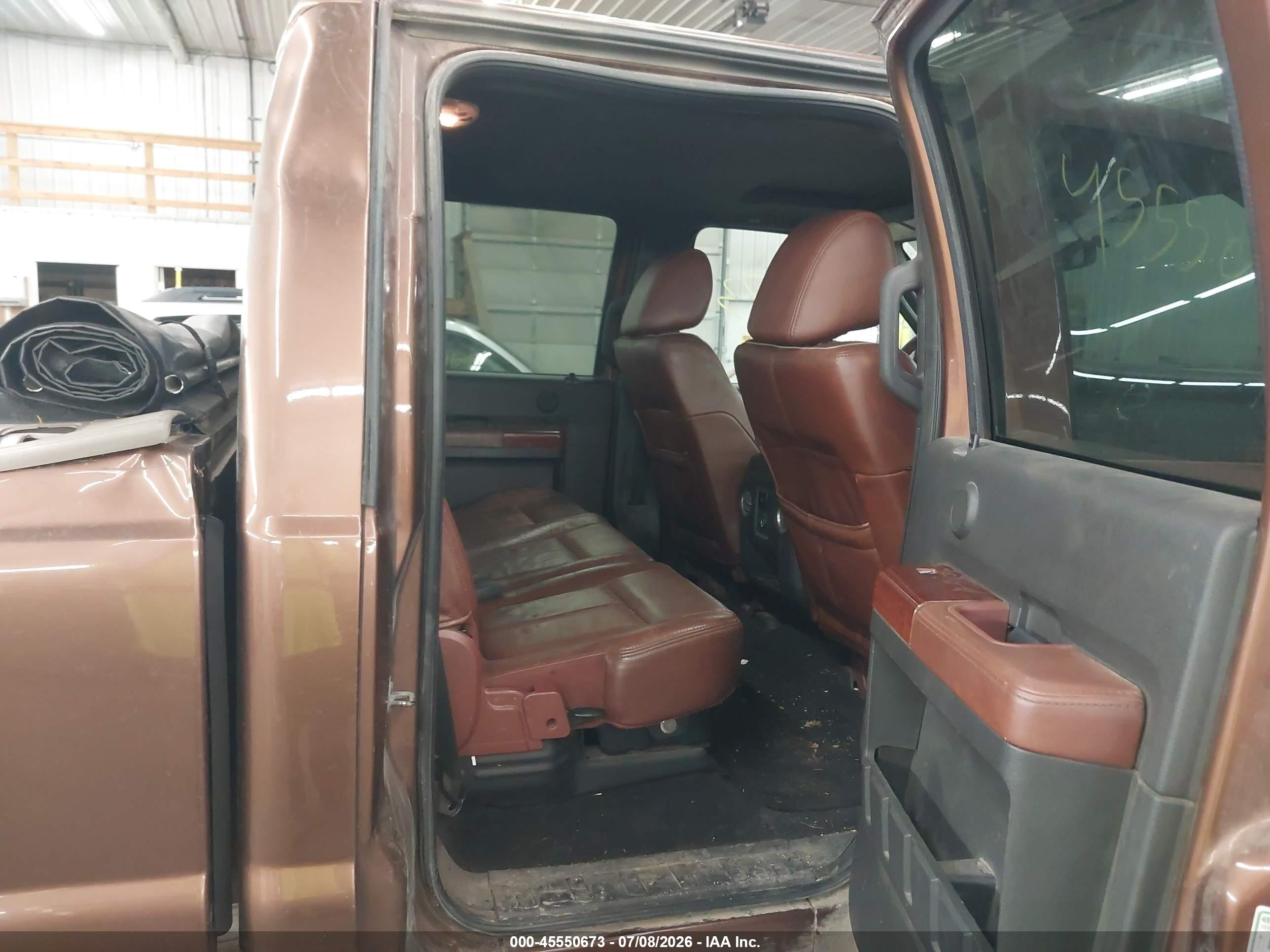 2011 Ford Super Duty F-250 Srw King Ranch/lariat/xl/xlt Brown vin: 1FT7W2BT6BEC20605