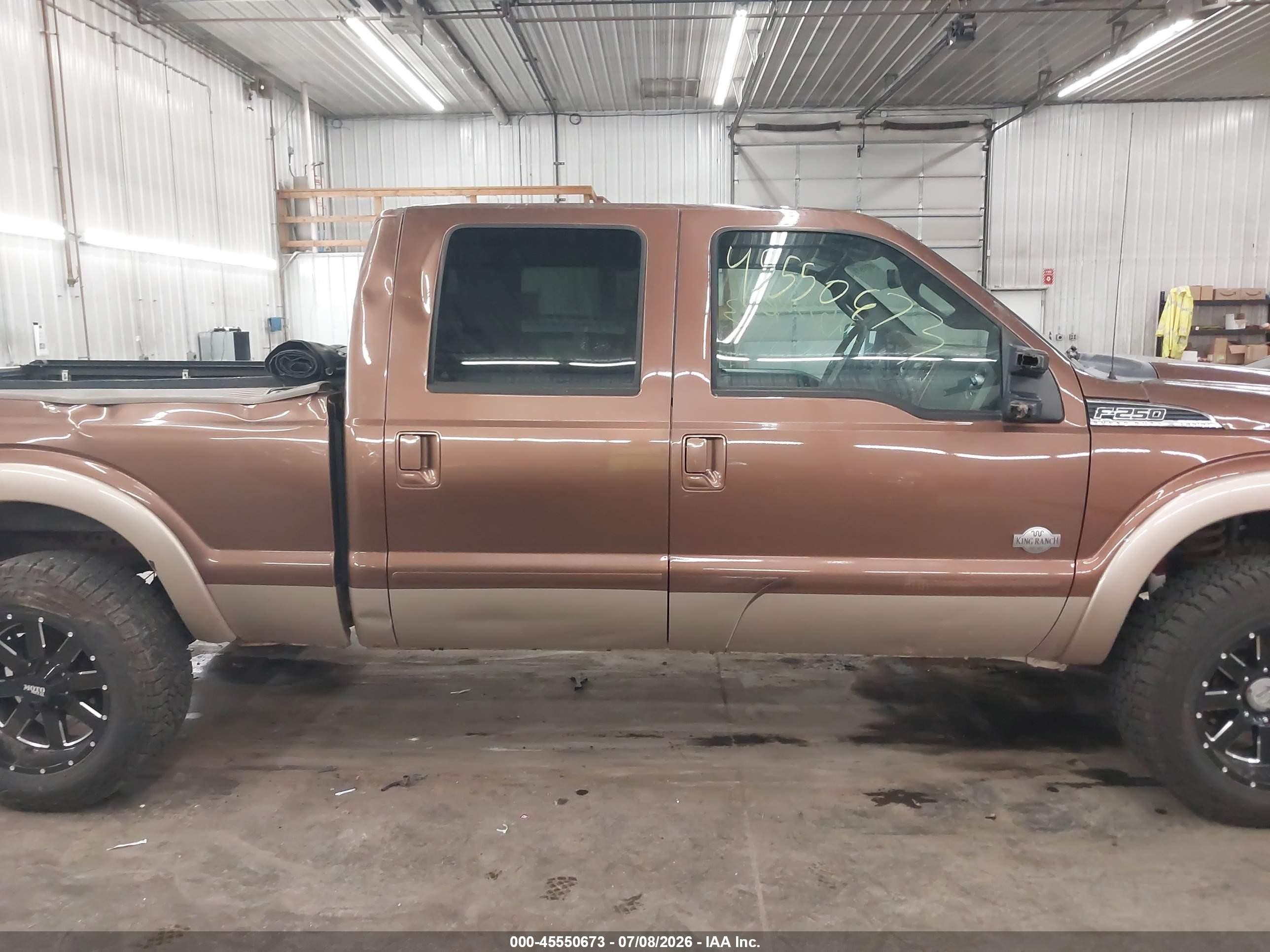 2011 Ford Super Duty F-250 Srw King Ranch/lariat/xl/xlt Brown vin: 1FT7W2BT6BEC20605