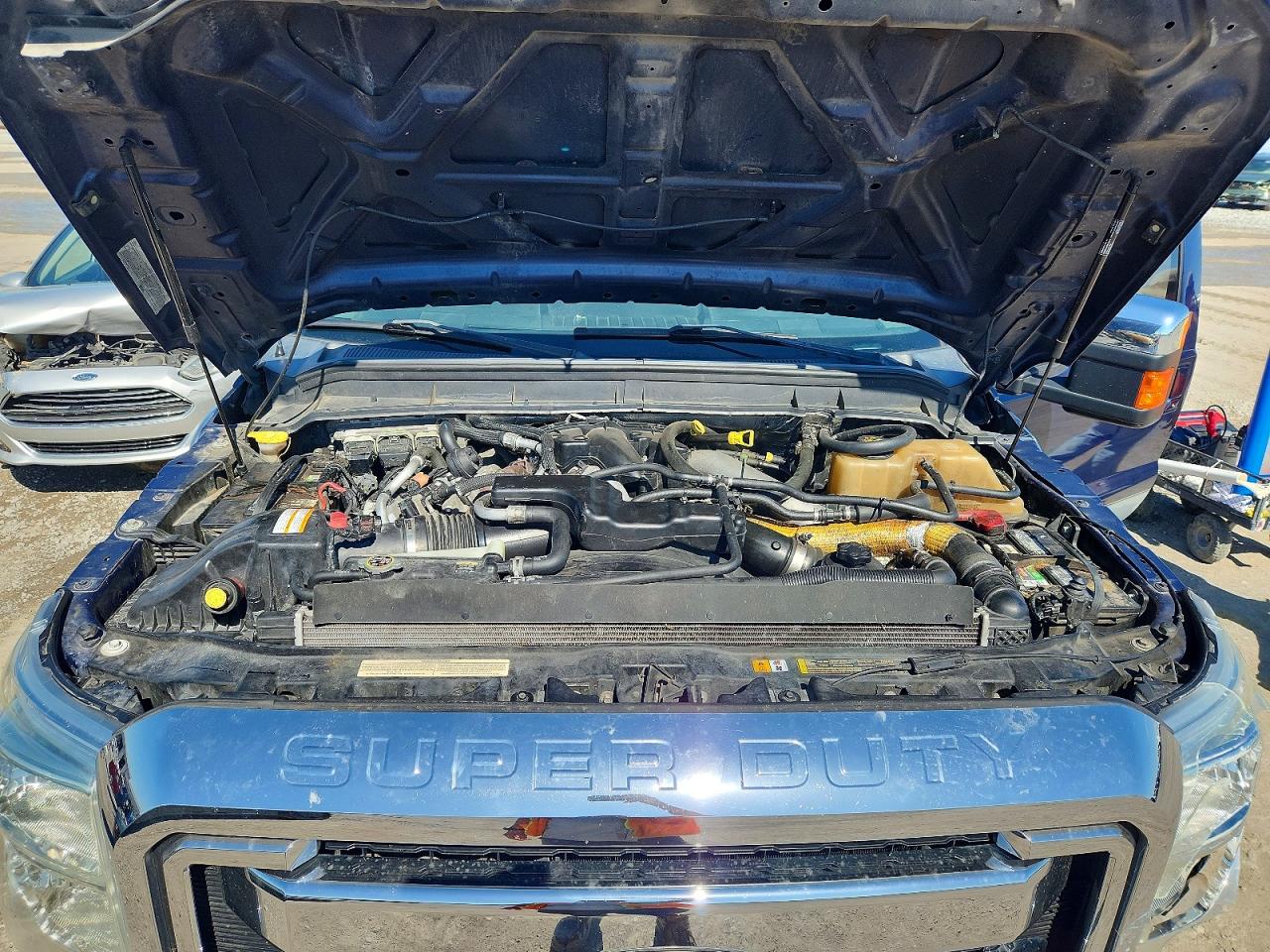 2011 Ford F250 Super Duty Blue vin: 1FT7W2BT6BEC40014