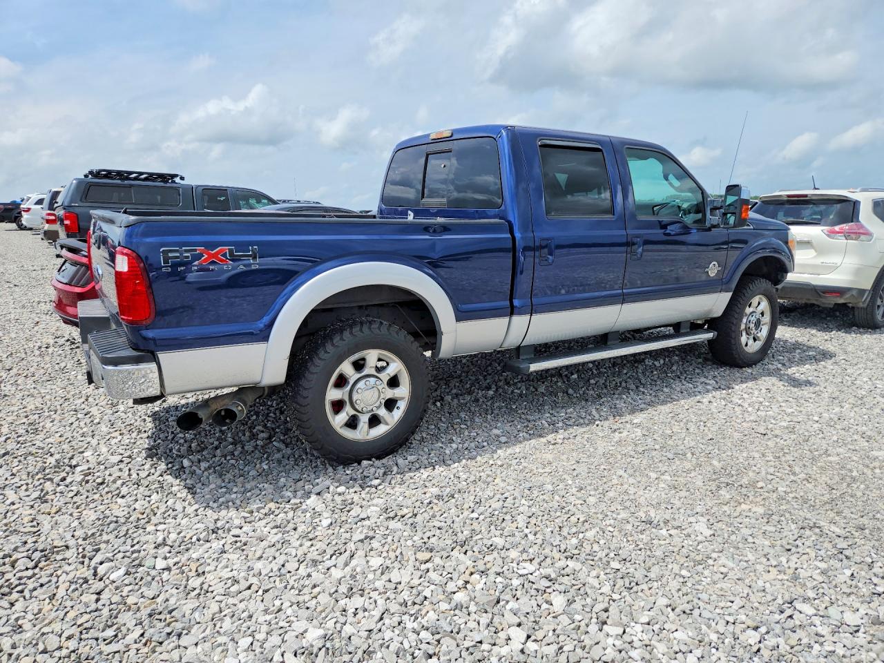 2011 Ford F250 Super Duty Blue vin: 1FT7W2BT6BEC40014