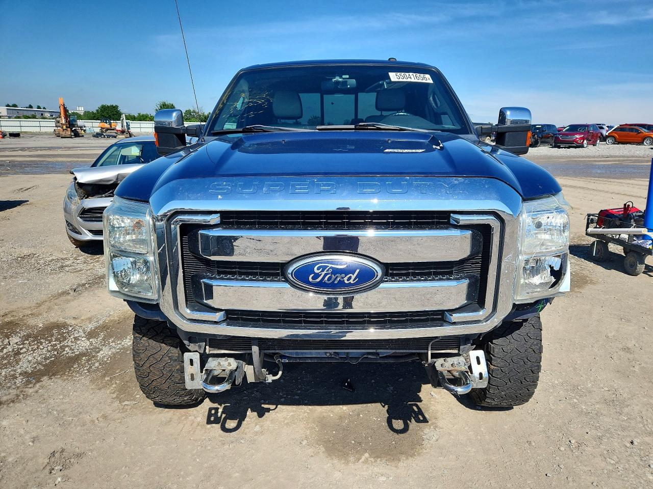 2011 Ford F250 Super Duty Blue vin: 1FT7W2BT6BEC40014