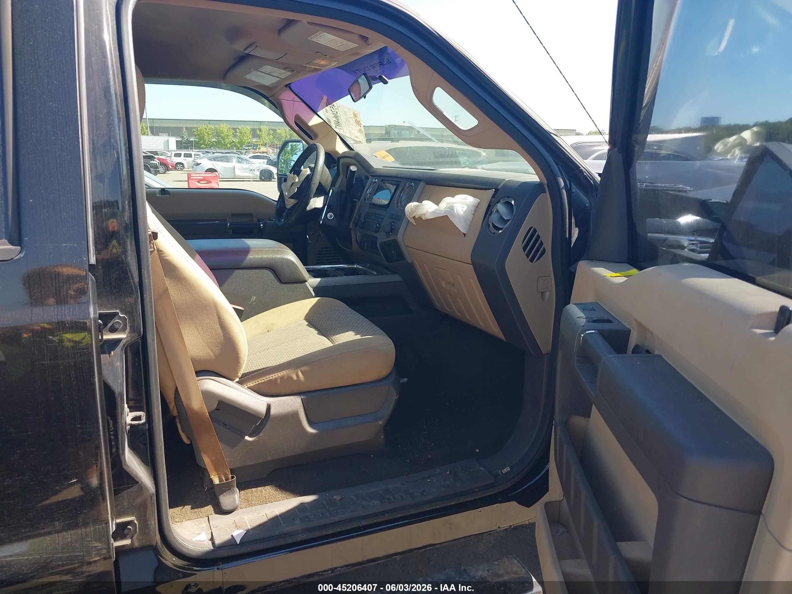2012 Ford F-250 Xlt Black vin: 1FT7W2BT6CEA01967