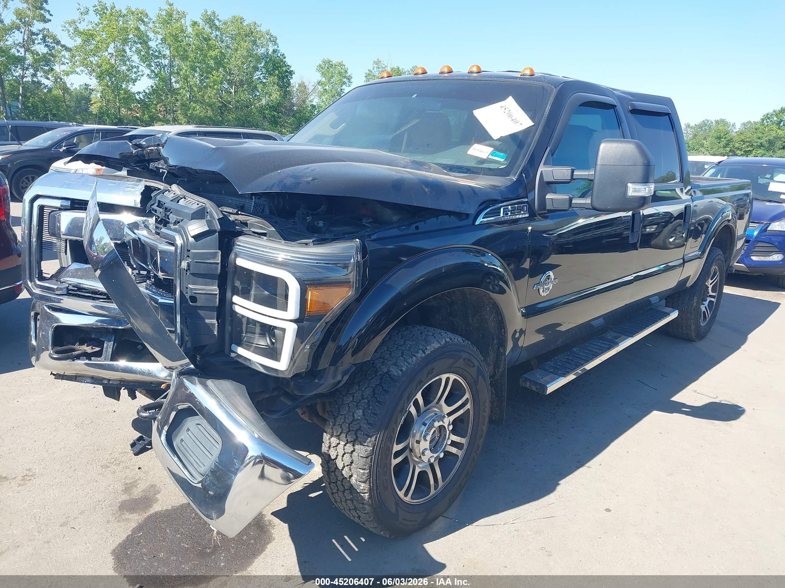 2012 Ford F-250 Xlt Black vin: 1FT7W2BT6CEA01967