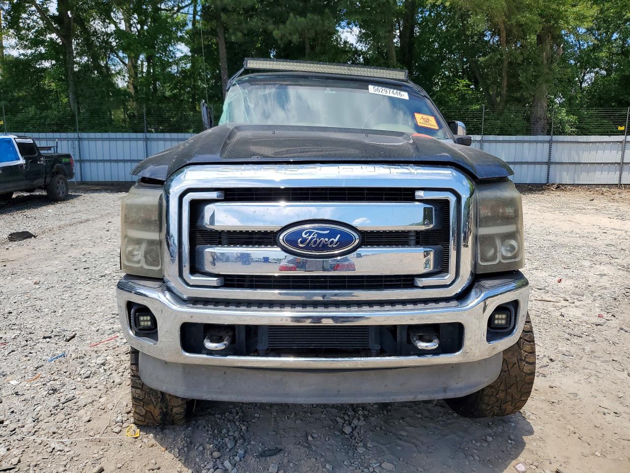2012 Ford F250 Super Duty Black vin: 1FT7W2BT6CEA95655