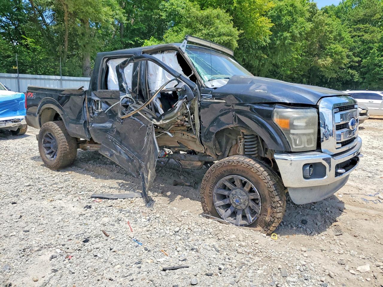 2012 Ford F250 Super Duty Black vin: 1FT7W2BT6CEA95655