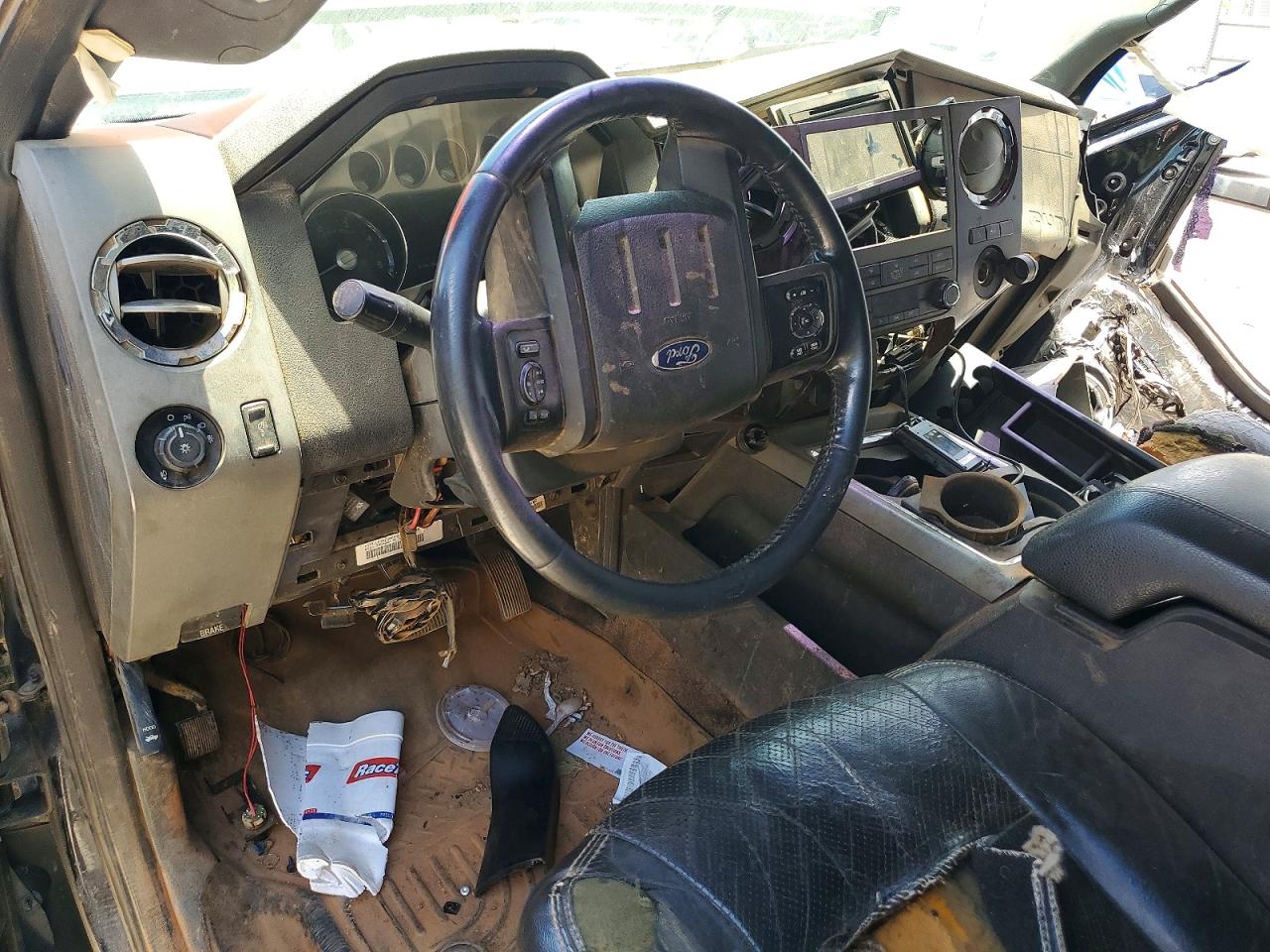 2012 Ford F250 Super Duty Black vin: 1FT7W2BT6CEA95655