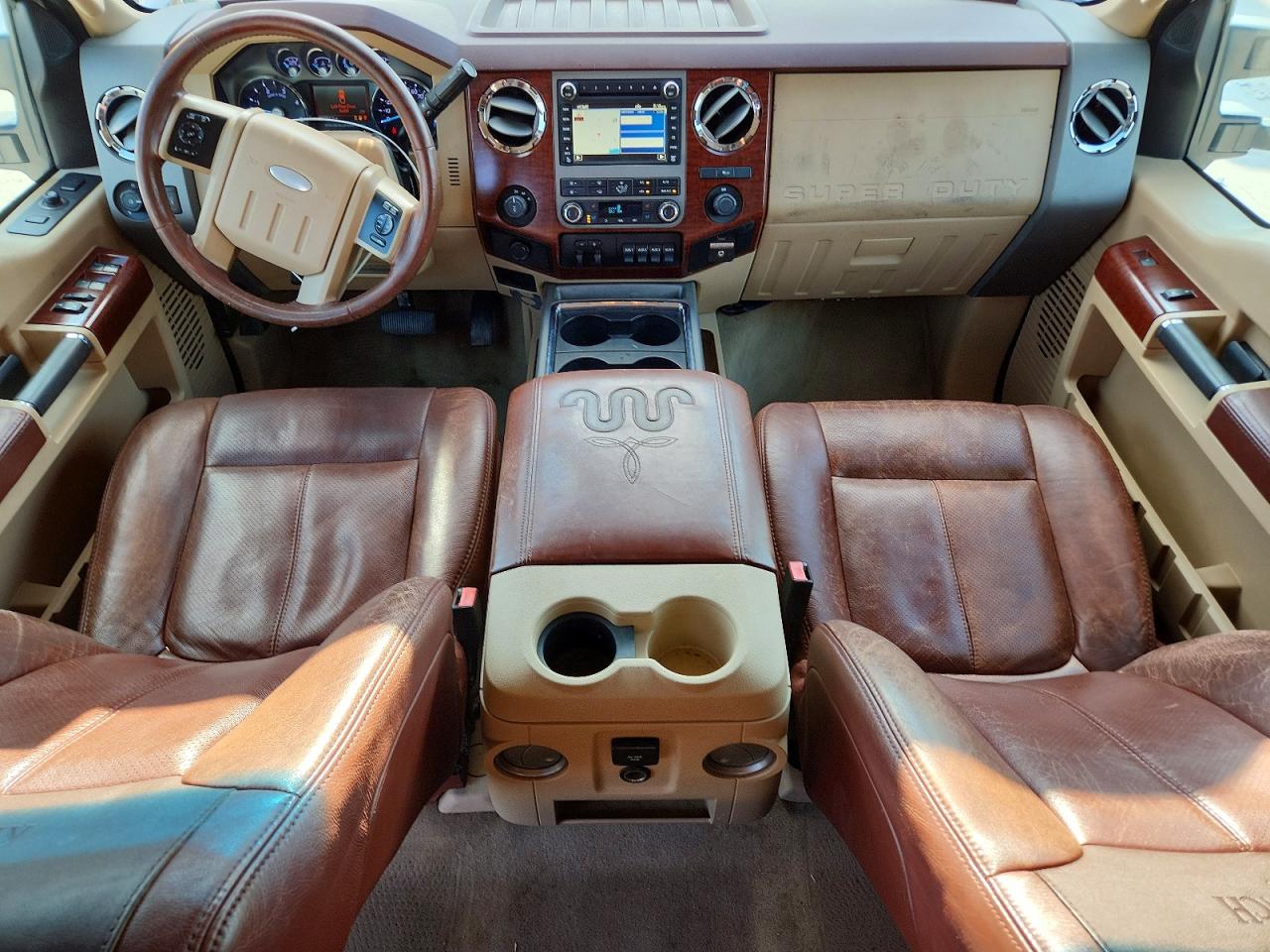2012 Ford F250 Super Duty White vin: 1FT7W2BT6CEB06069